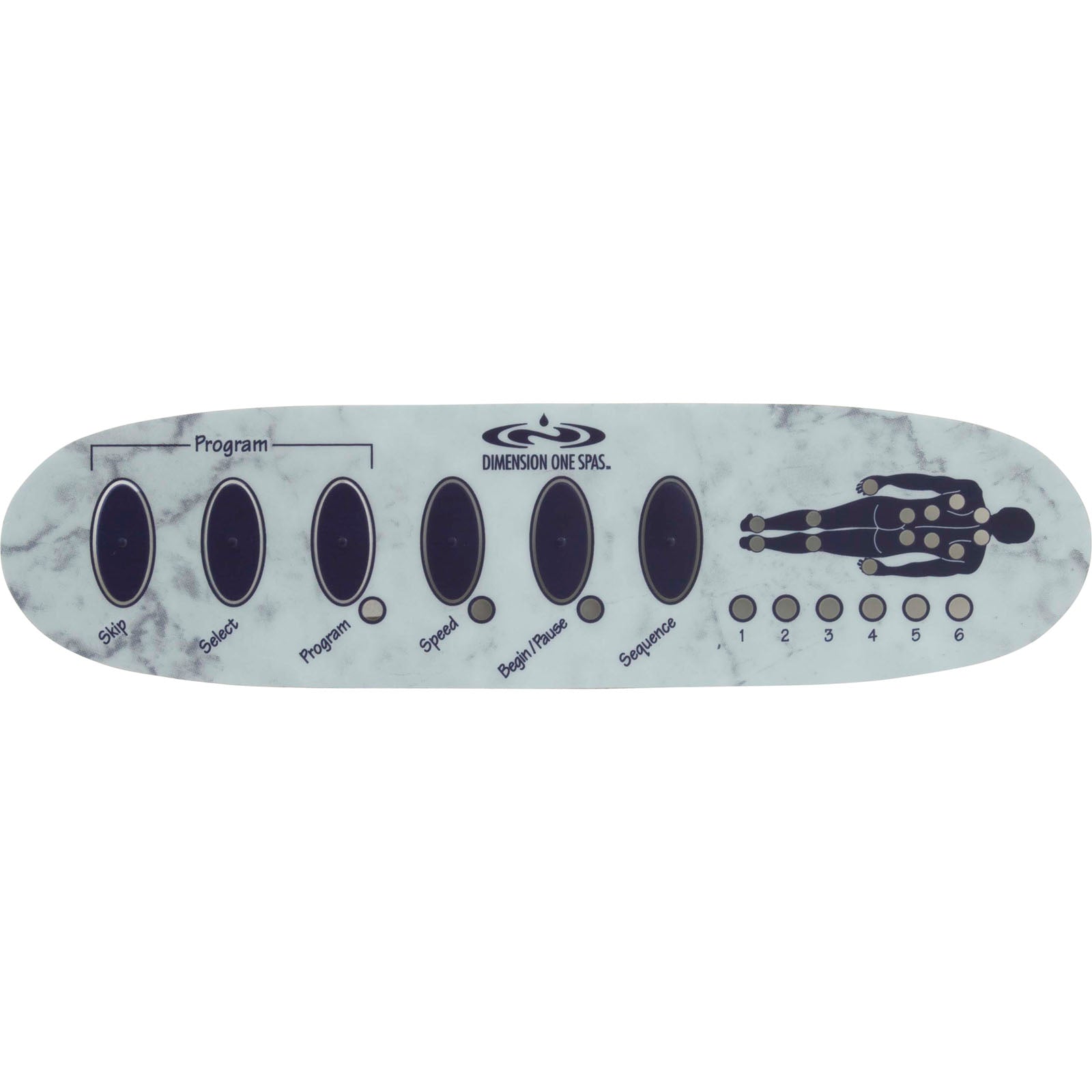 Dimension One TSC-42 Overlay [5-Button] [Marble] (01560-355)