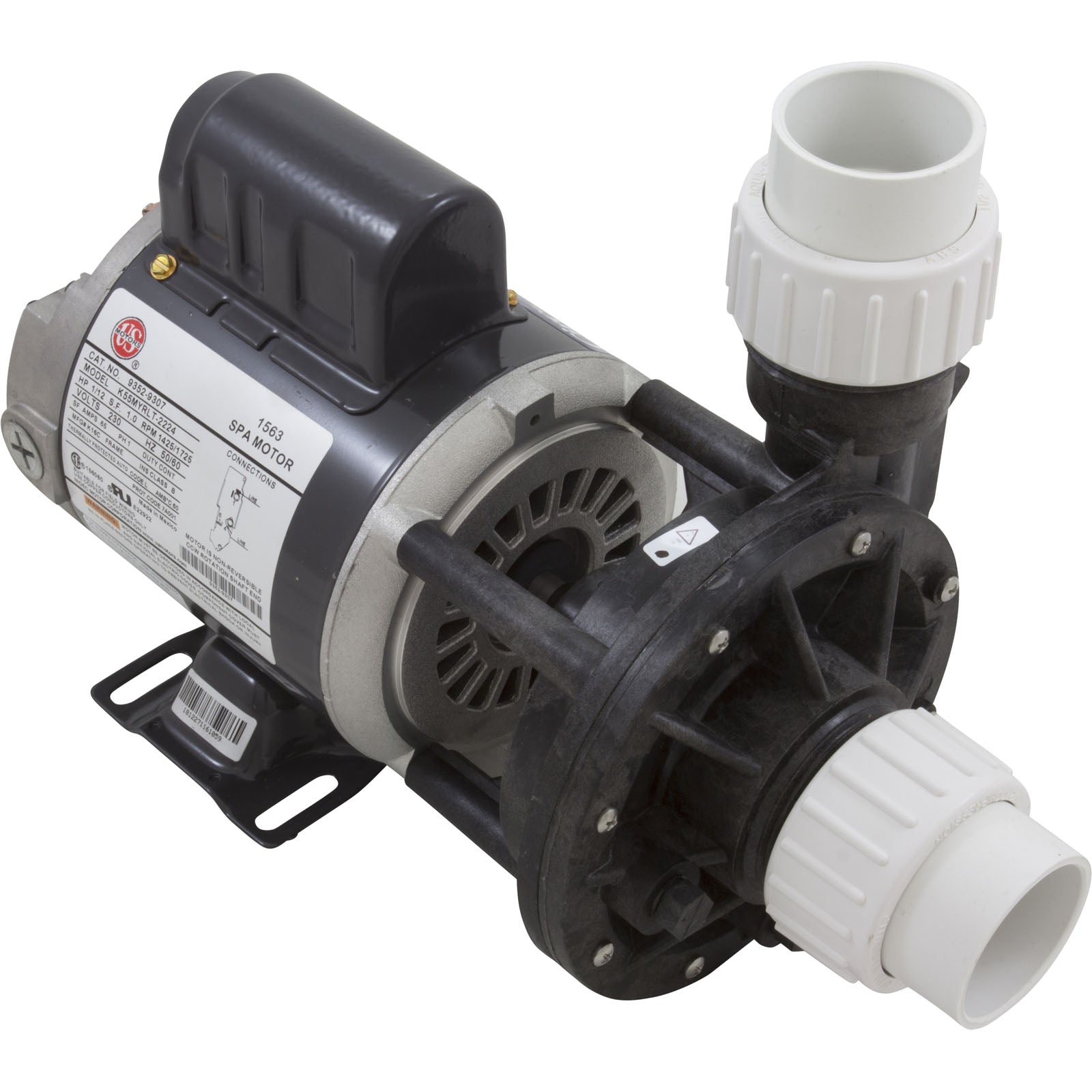 Gecko AquaFlo CircMaster 1/15 HP Pump [230v] [Side Discharge] [.63A] (02093377-2110)