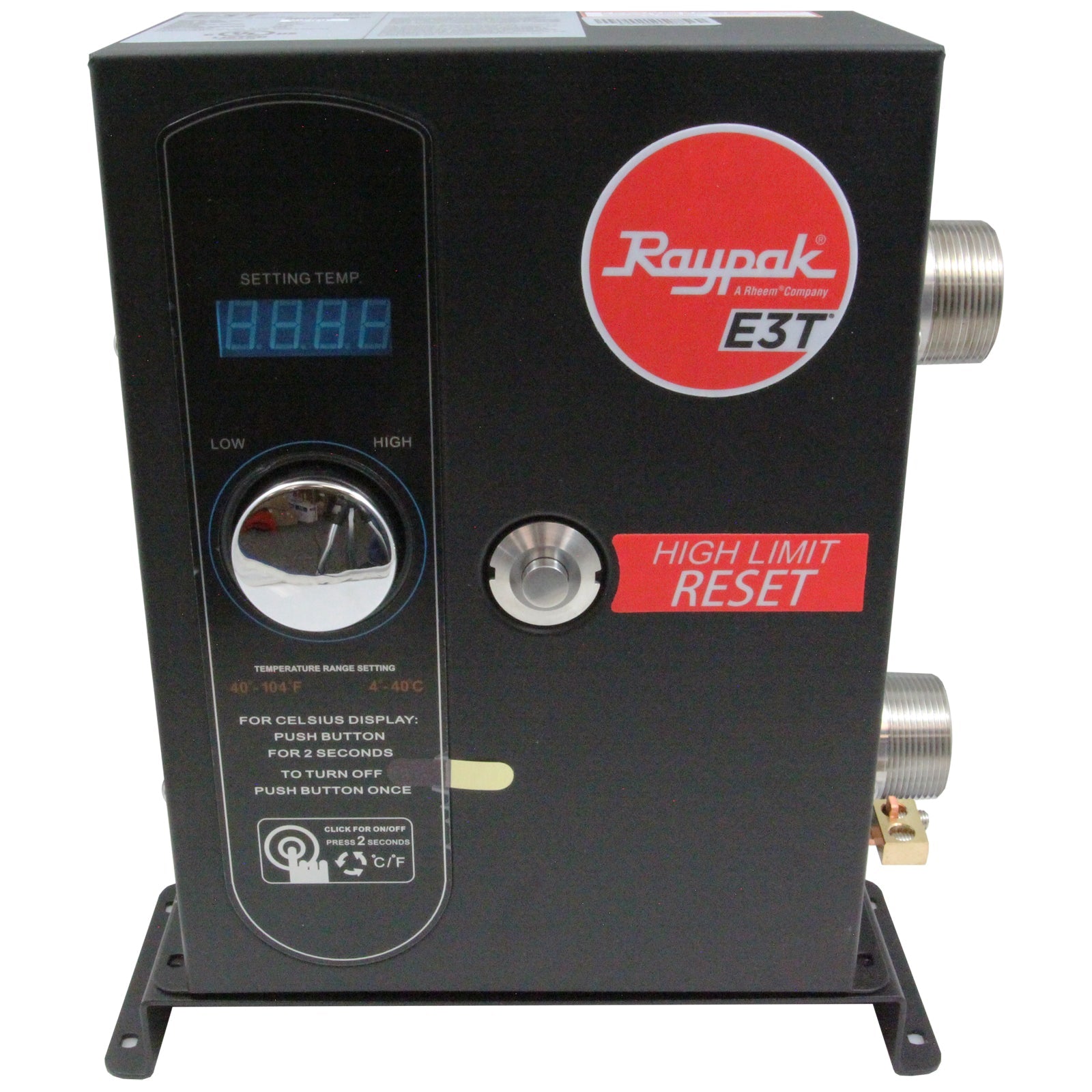 Raypak 5.5Kw Digital E3T Spa Heater [240V] (100-10000662) Spa Parts: Spa Heaters (Gas Heater Parts) 100-10000662_front