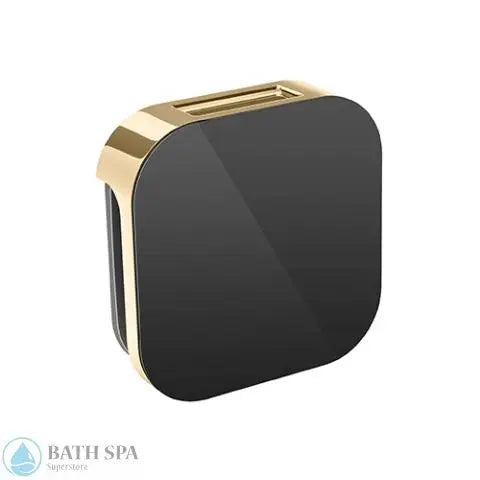 Mr.Steam Aroma Glass® SteamHead [1/2"] (104104) Black Polished Brass Steamers: Steamer Parts 104104BK-PB