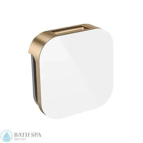 Mr.Steam Aroma Glass® SteamHead [1/2"] (104104) White Brushed Bronze Steamers: Steamer Parts 104104WH-BB