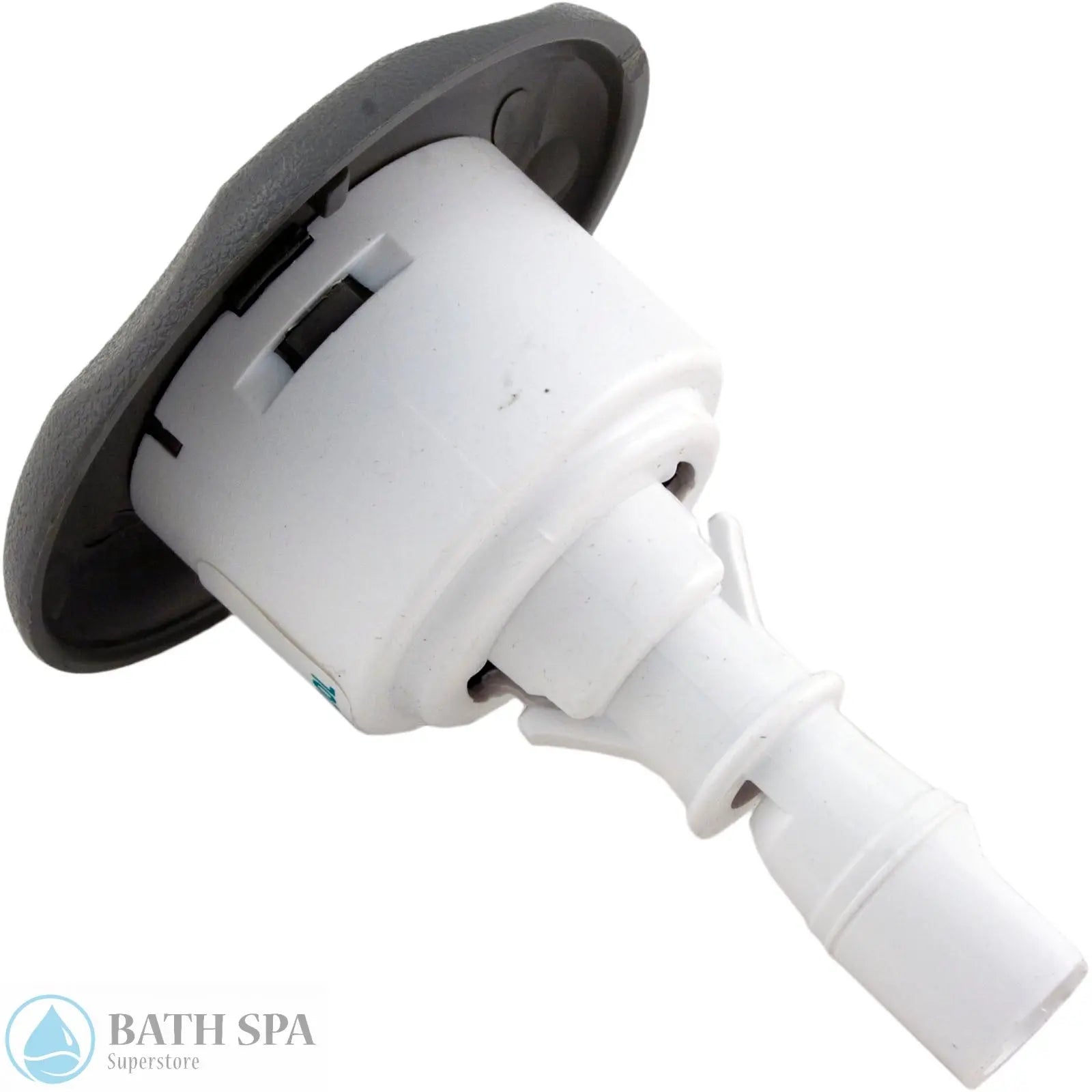 Waterway Mini Storm Jet Internal [3" FD] [Roto] [5-Point Scallop] [Gray] (212-7937) Spa Parts: Spa Jets (Waterway Mini Storm Series Jets) 212-7937-REVERSE