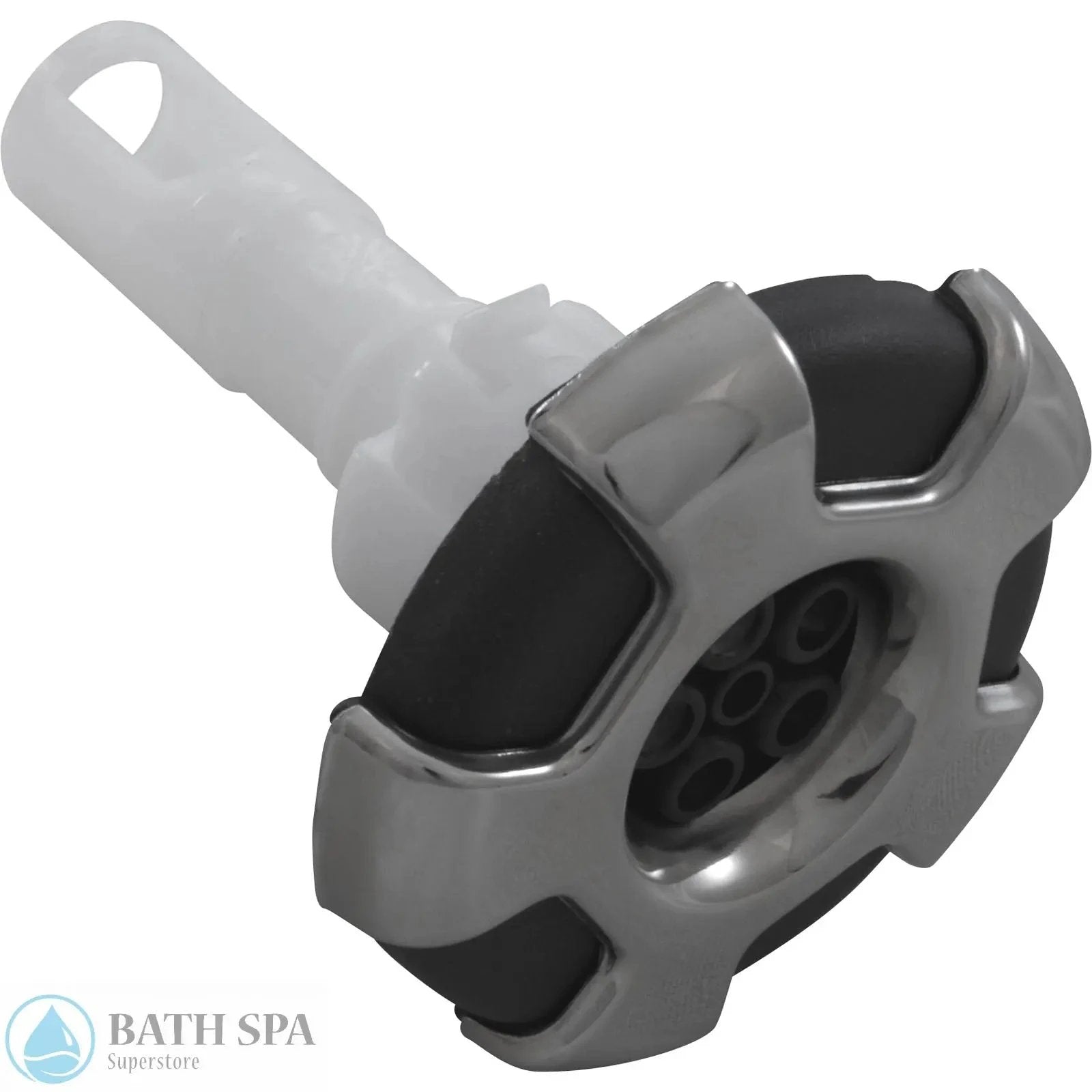 CMP Typhoon 200 Jet Internal [2-1/4" FD] [Massage] [Crown][Dark Gray/SS] (23426-042-700) Spa Parts: Spa Jets (CMP Typhoon 200 Jets) 23426-042-700