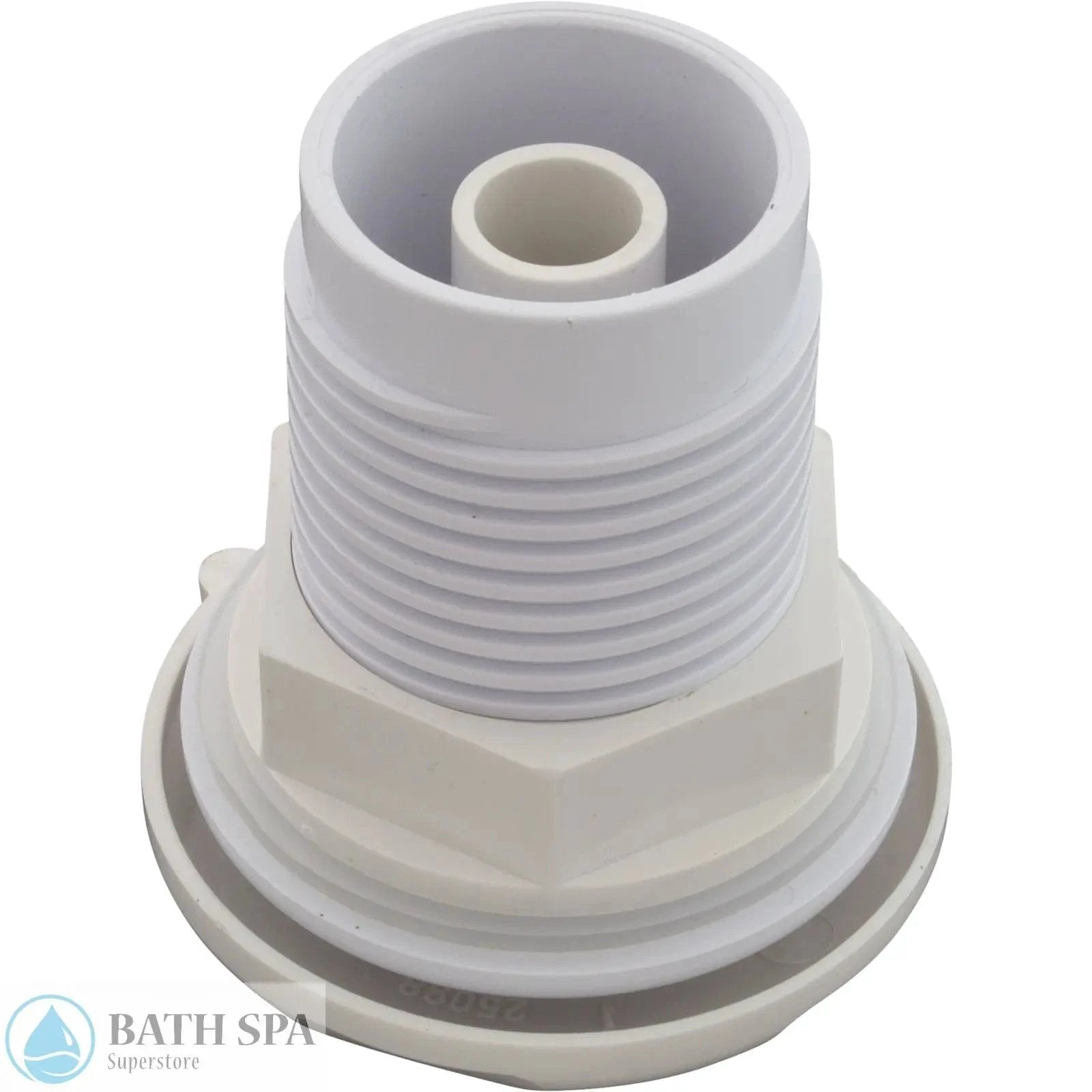 CMP 1" Air Control [1-3/4" HS, 2-5/8" FD] [Crescent] [White] (25098-000-000) Spa Parts: Spa Air Controls 25098-000-000-REVERSE