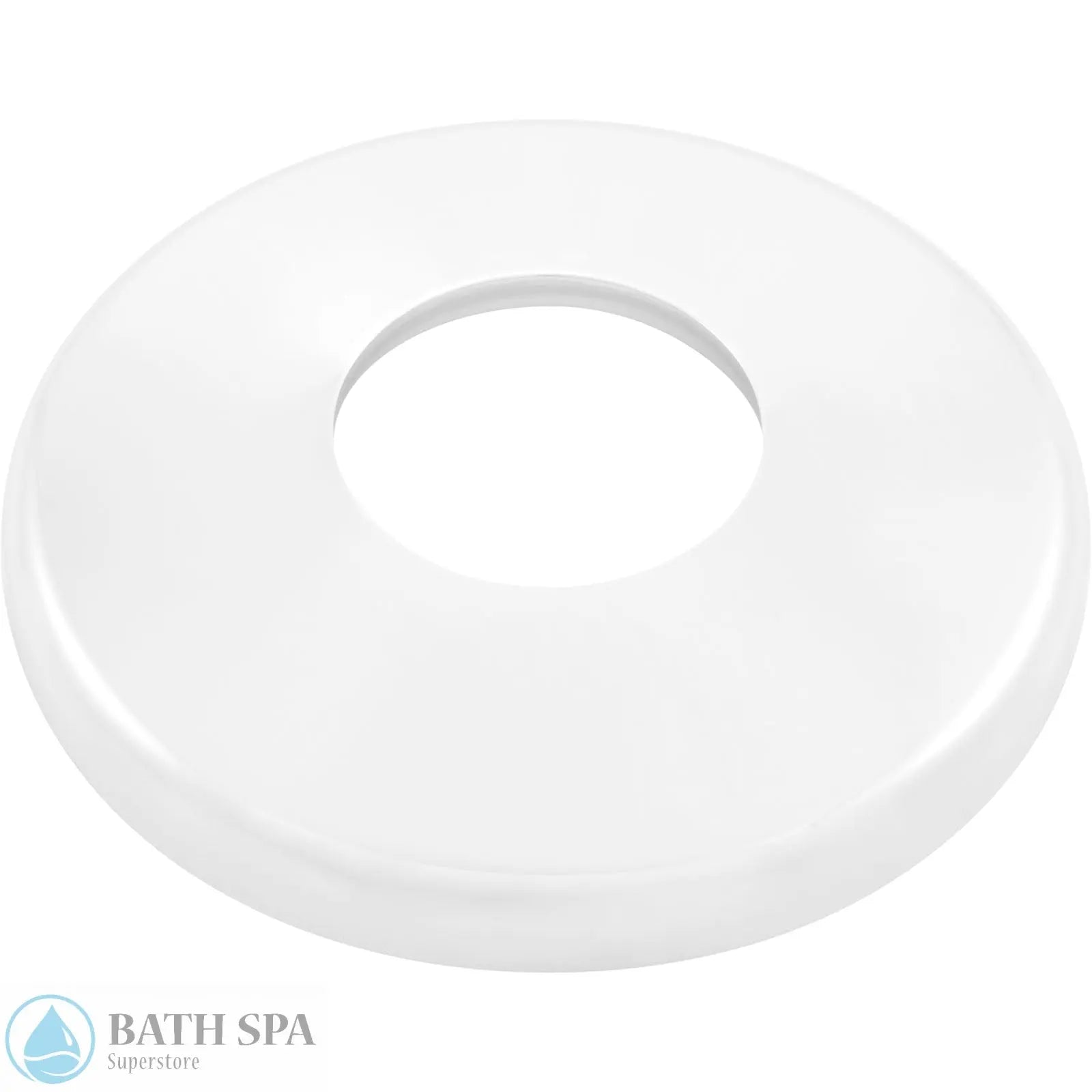 Waterway Escutcheon Ladder Flange (Base Plate) [White] (429-4010) Pool Parts: Deck & Gutter Drains 25572-000-000