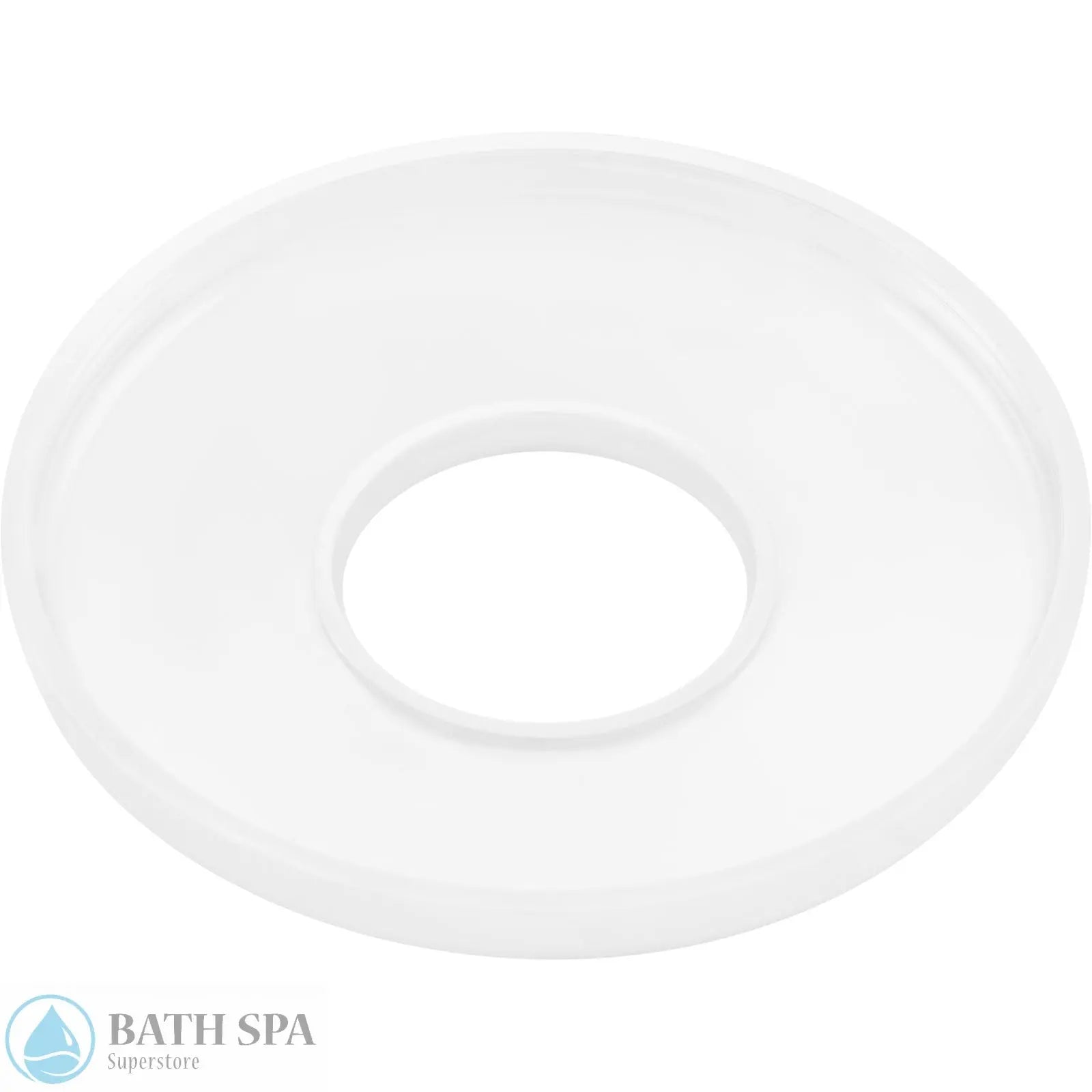 Waterway Escutcheon Ladder Flange (Base Plate) [White] (429-4010) Pool Parts: Deck & Gutter Drains 25572-000-000_REVERSE