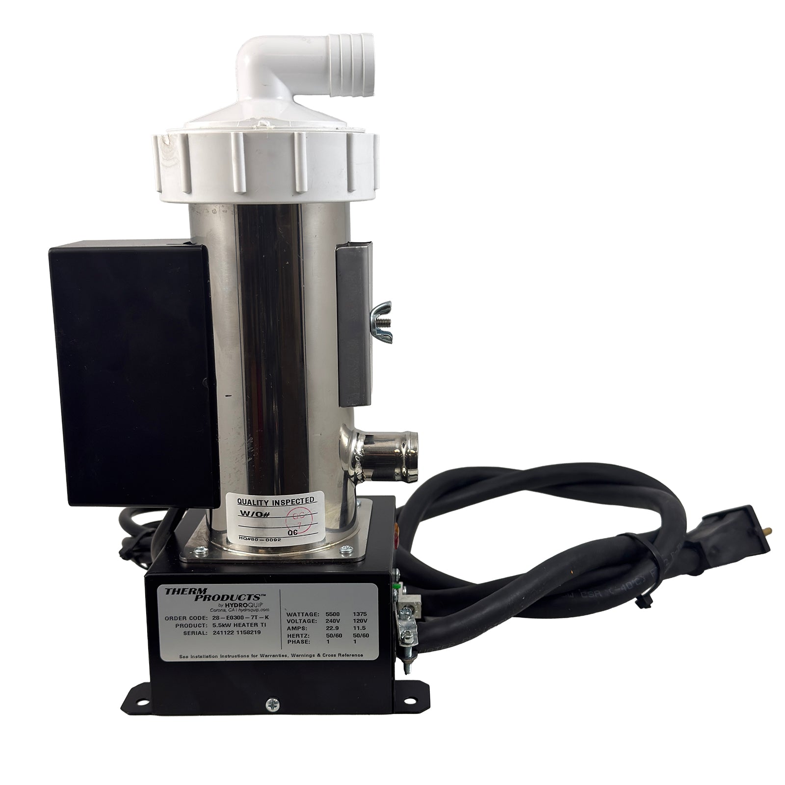 Heater, LowFlow, Gatsby Replacement, 6.469"x3", 230v, 5.5kW, w/box