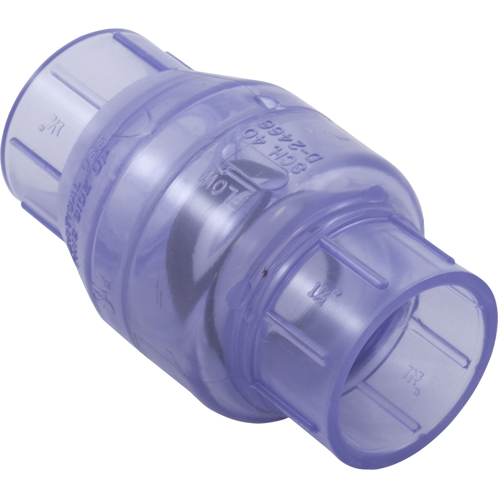 Valterra Clear Swing Check Valve [1.5” Slip] (1520C15) Valterra Products