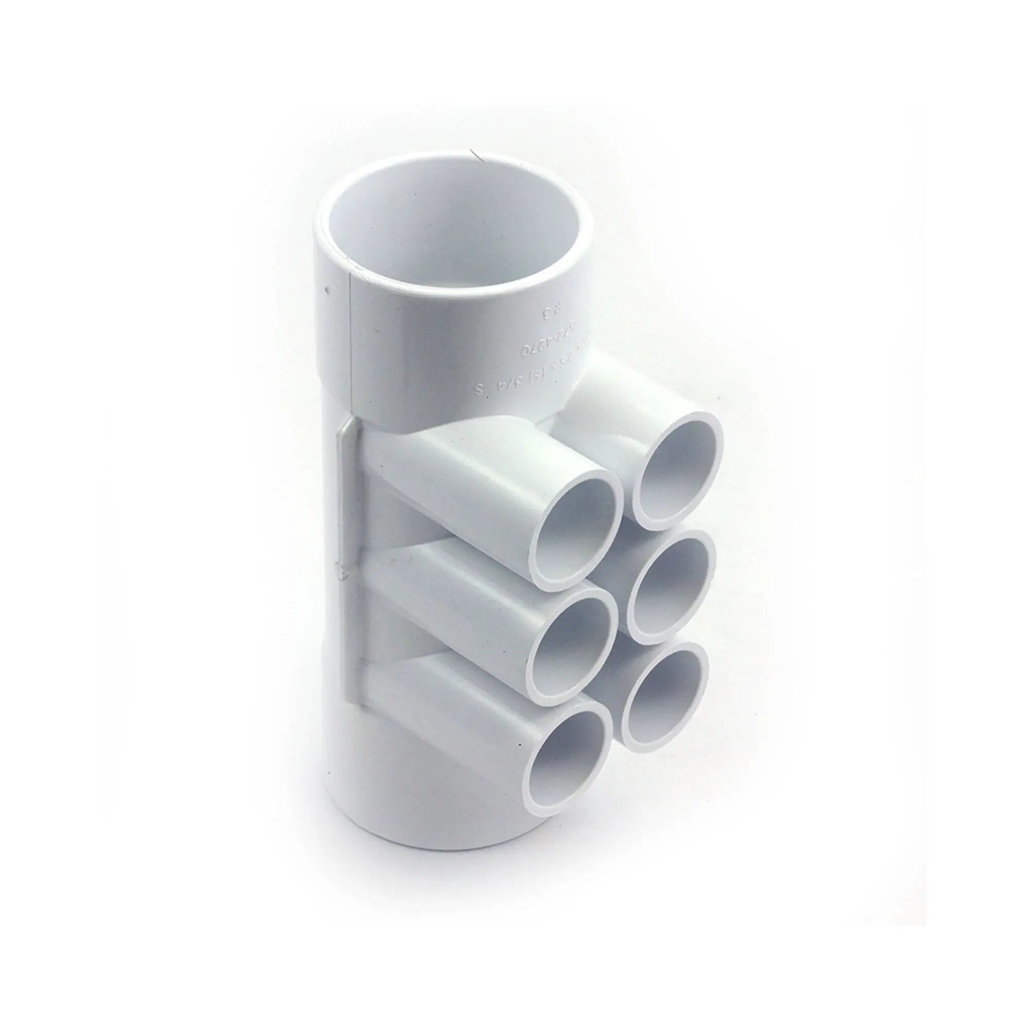 Water Manifold - 6 Port 1/2"S x 1-1/2"S x 1-1/2" Spg w/o Plug Spa Parts 2_Slip_x_2_Slip_Manifold_672-4270