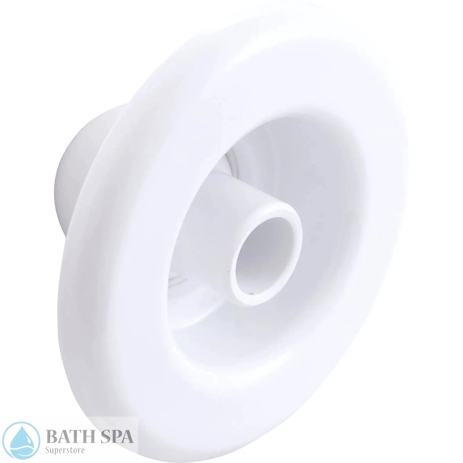 Balboa Convertassage Jet Escutcheon w/Dir Eyeball [White] (30-4505) Bath Parts: Bath Jet Trim (Hydro Air/Balboa) 30-4505