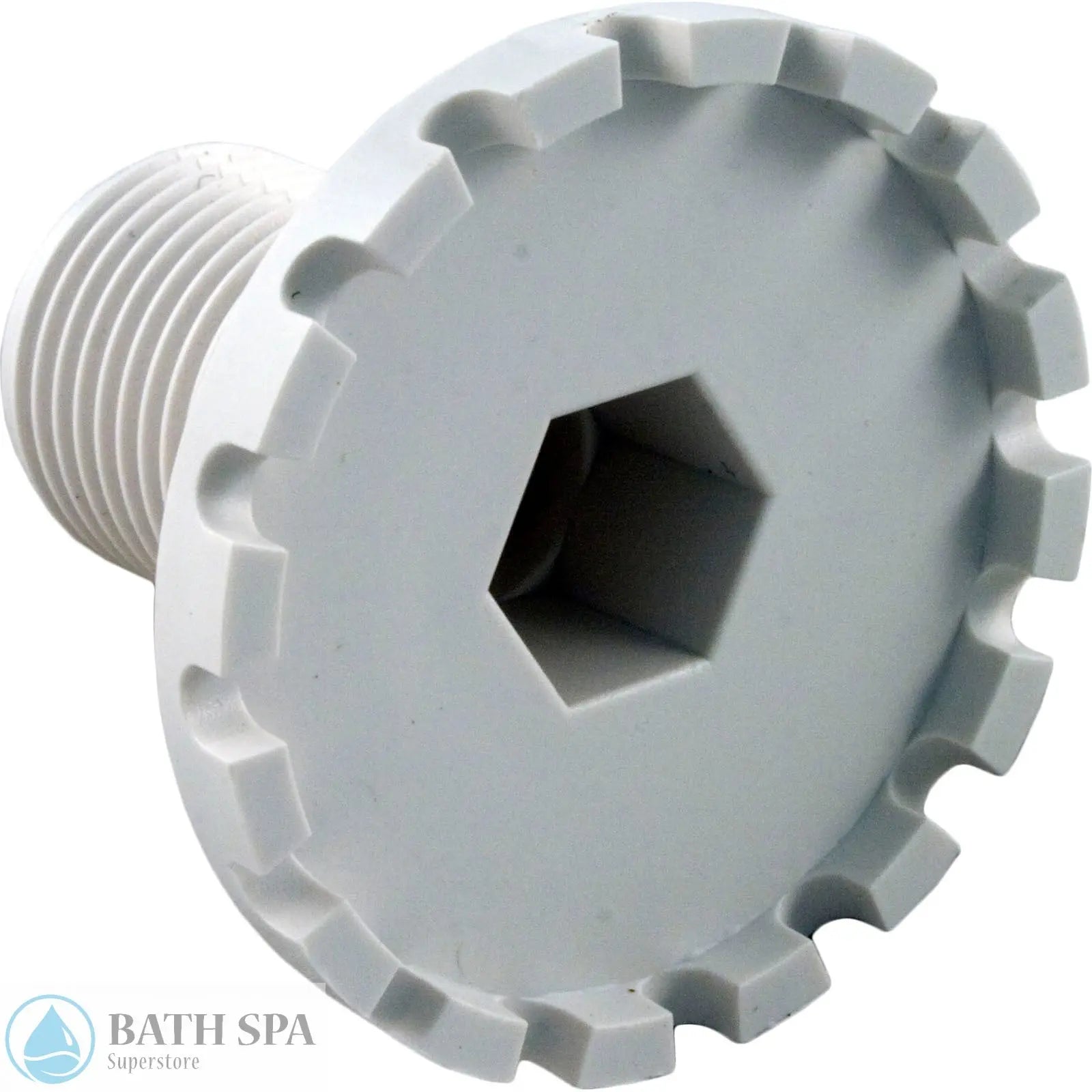 Balboa High Output Air Injector Body [White] (31-9201WHT) Spa Parts: Spa Air Injectors 31-9201