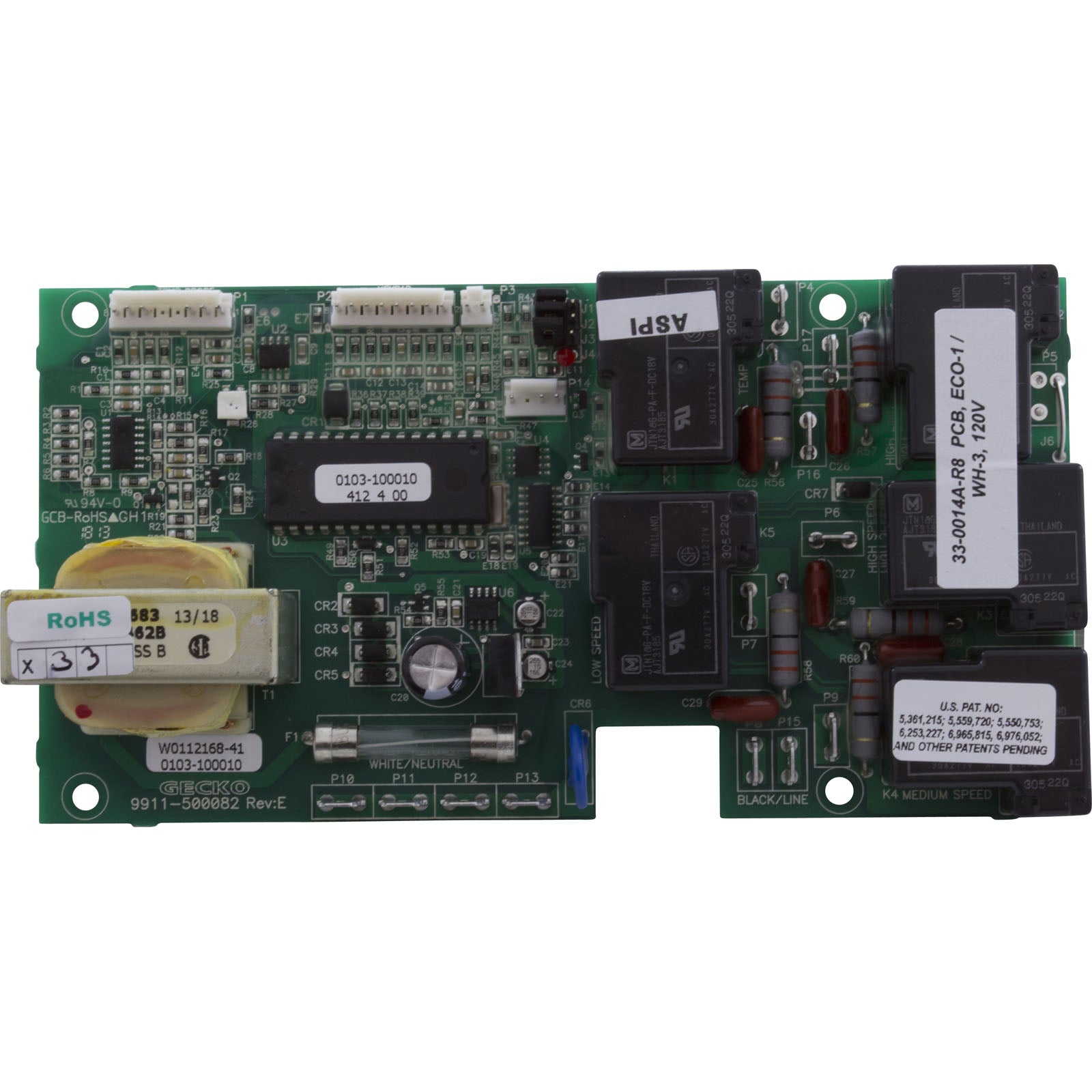 Eco 1 Gecko Circuit Board manufactured by Hydro Quip HT-600