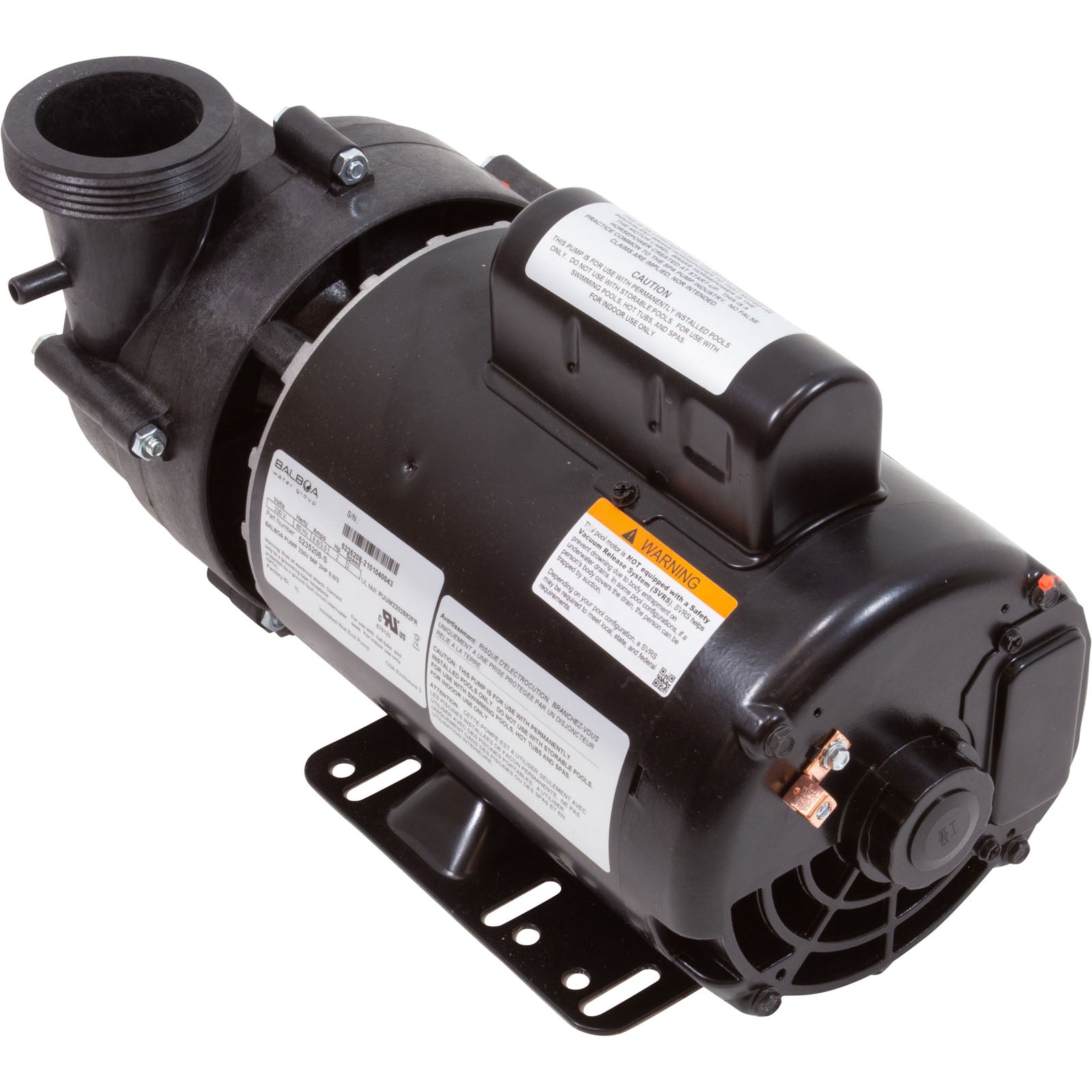 Balboa Vico Ultimax (Niagara) 2.5 SPL Spa Pump [AOS] [1-Speed] [230v] [8.8 Amps] [56FR] (1016043)