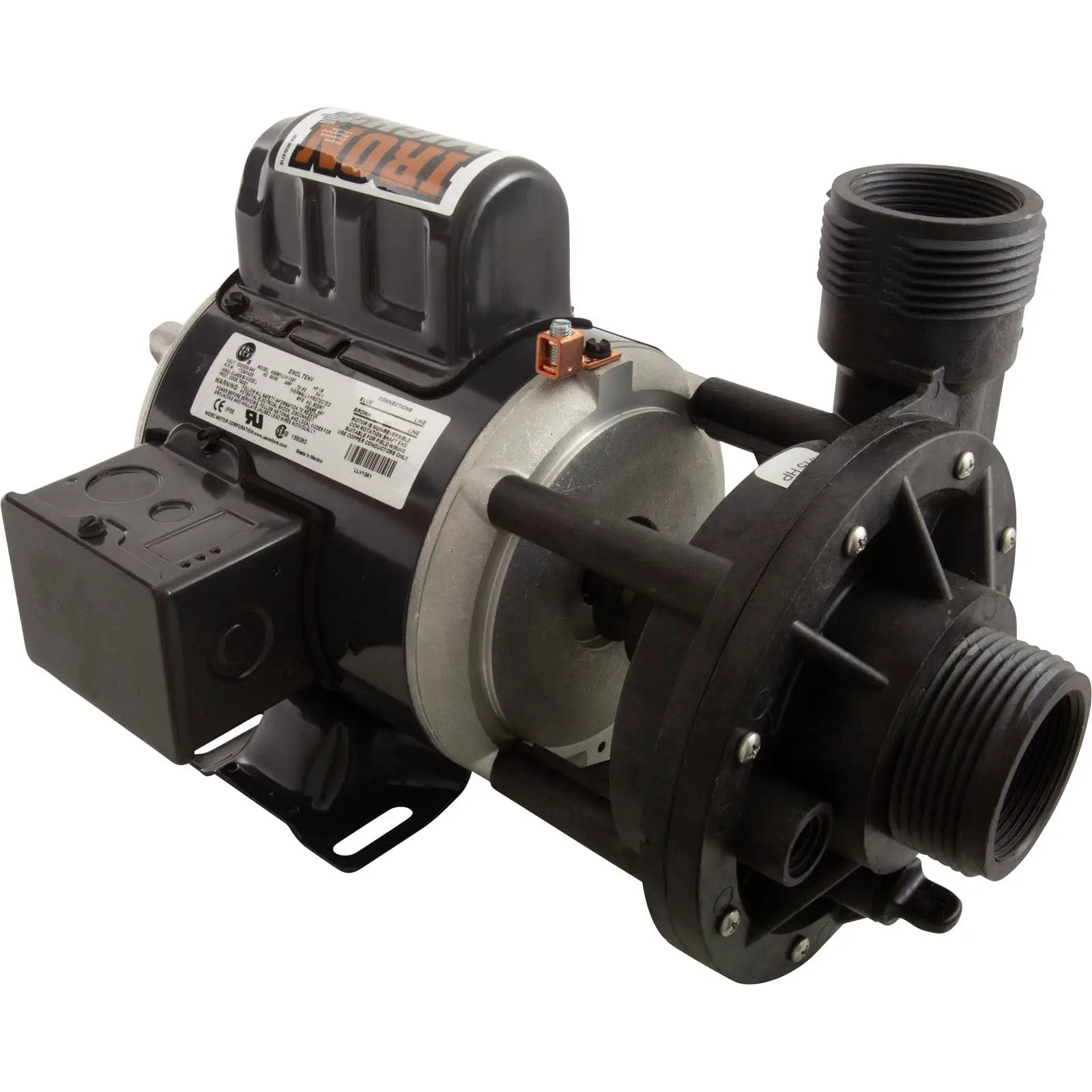 Waterway Iron Might Circulation Pump 1/15 HP [0.63 Amps] [230v] [48FR] [OEM] (3410020-1E) Spa Pumps & Parts: Spa Pumps (Waterway Circulation Pumps) 34-270-1005_XL