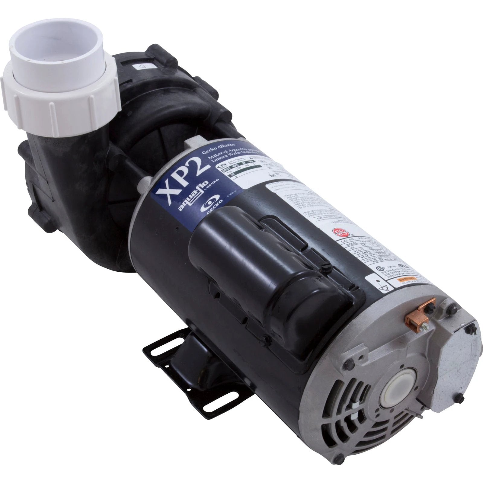 Gecko AquaFlo 1.5 HP XP2 Spa Pump [7.7/2.2a] 230V Two Speed 48FR Spa Pumps & Parts: Spa Pumps (Aqua Flo By Gecko XP2E) 34-402-5202_1-REVERSE__XL