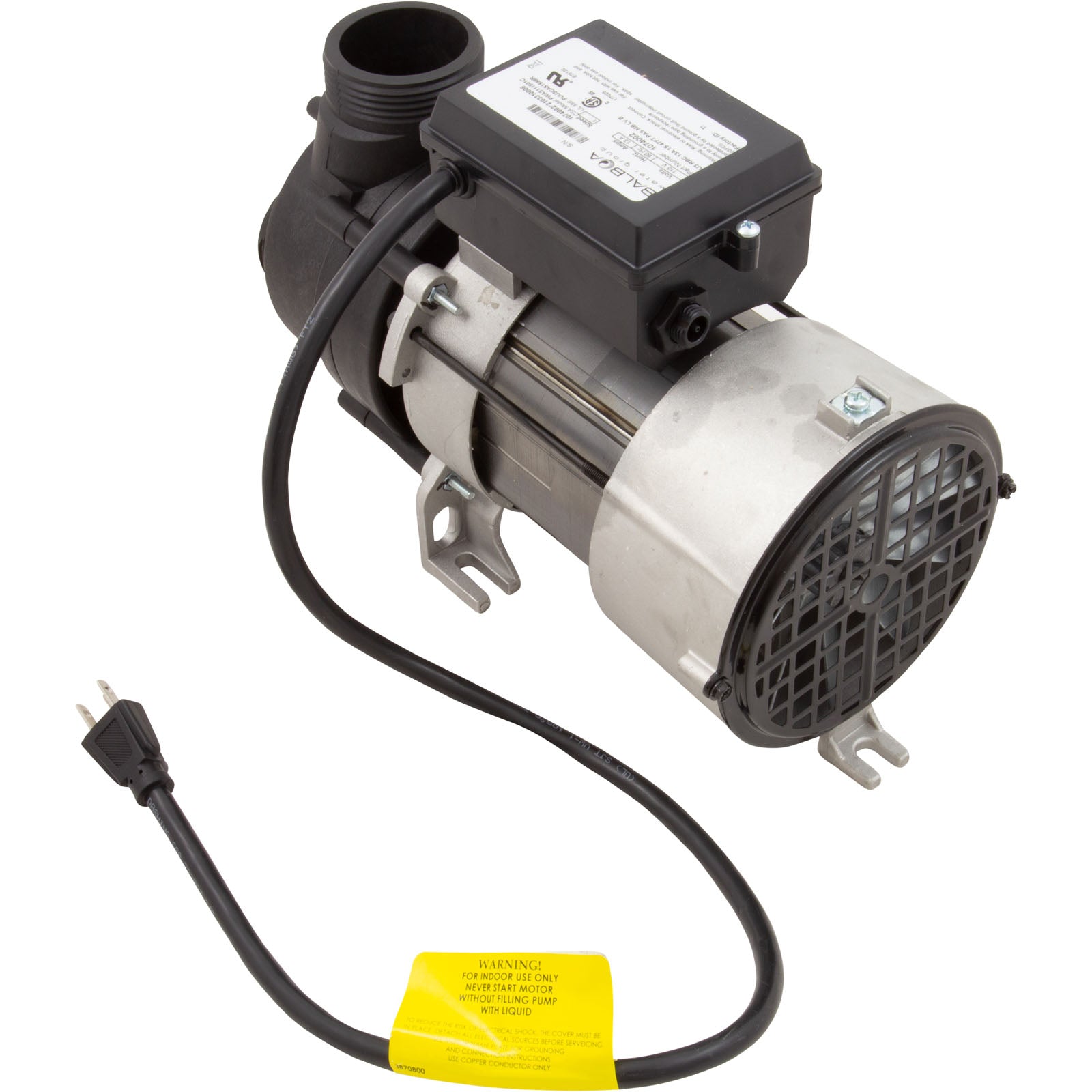 American Standard Pump, 2.1hp 13 amp, Air Switch, Cord (753922-0070A)