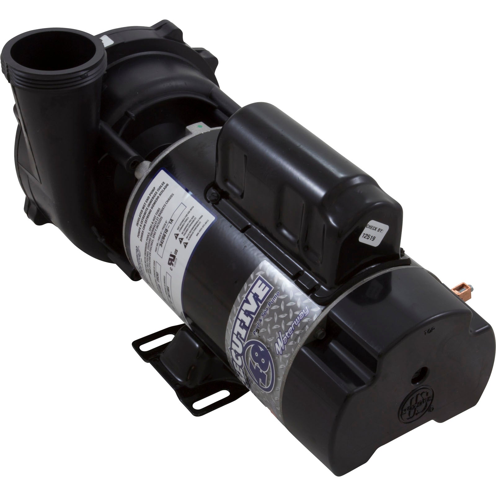 Waterway 1.5 HP Exec Spa Pump [48FR] [2-Spd] [115V] [2"] (3420610-1A)