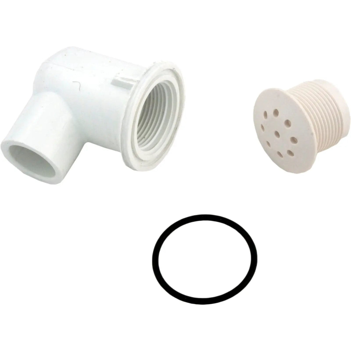 Waterway Top Flow Air Injector [1/2" Slip Elbow Style] [White Escutcheon] (670-2310) Bath Parts: Bath Air Injectors 35-270-1042_XL