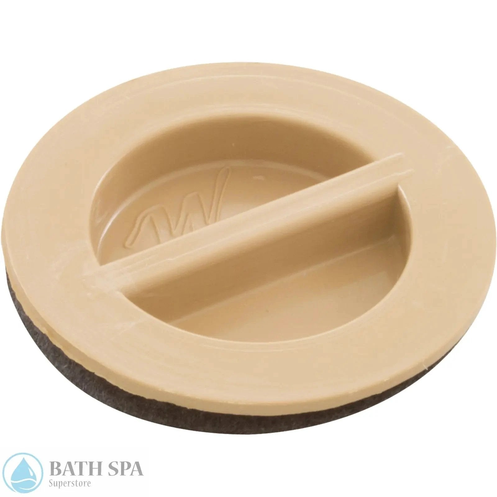 Waterway Volleyball Pole Holder - Flush Plug [1 1/2" MPT with Gasket] [Beige] (400-4149-BEI) Pool Parts: Pool Volleyball Parts 400-4149-BEI_1-ASSEMBLED__XL