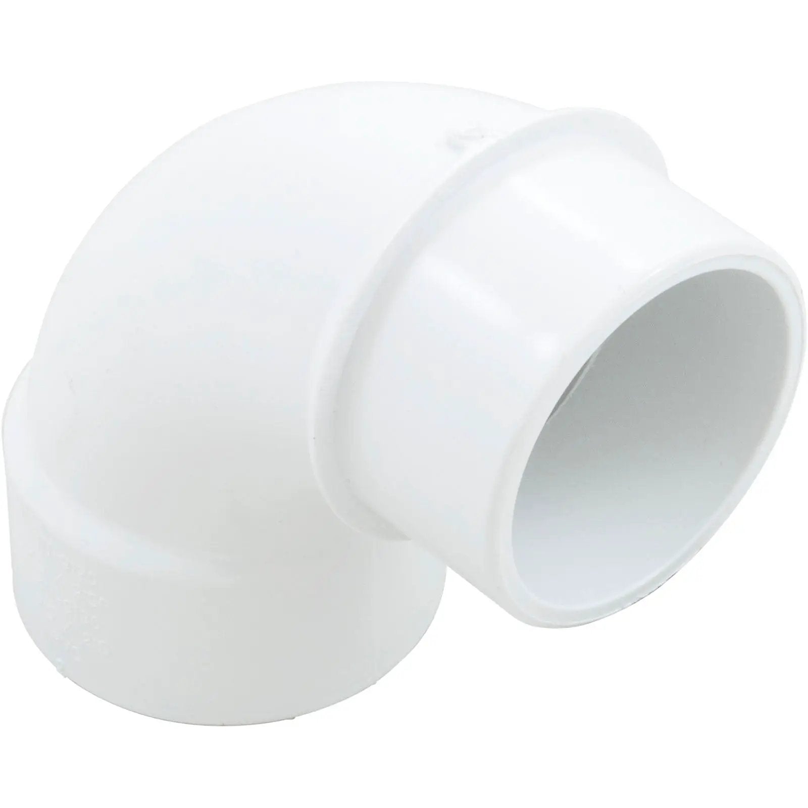 PVC 90 Sweep Elbow [Ell] [2" Slip x 2" Spigot] [PVC Compact] (411-9120) PVC Plastic Fittings & Valves: Elbows 411-9120