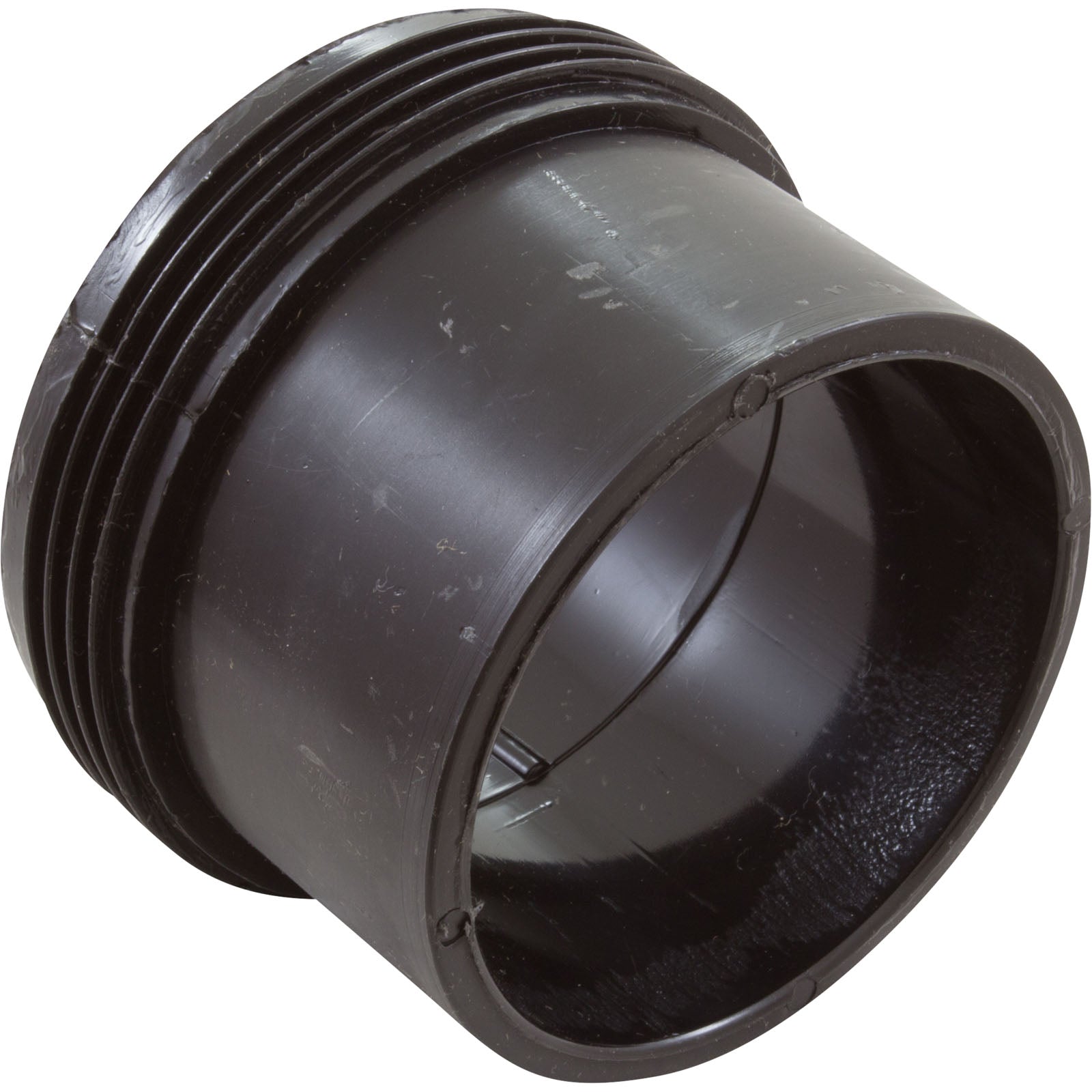Waterway Heater Tailpiece [2" Buttress Thread x 2" Slip] Black (417-5041) PVC Plastic Fittings & Valves: Unions 417-5041_XL