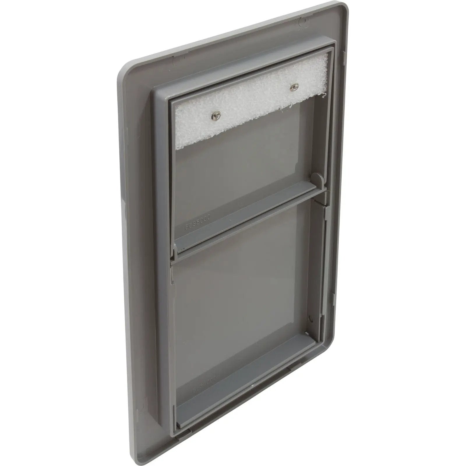 Jacuzzi Skimmer Weir Frame Assembly [Front Load] [Silver] (43295104R000) Spa Filters: Skim/Top Load Filter Accessories 51-360-1012_1-REVERSE__XL
