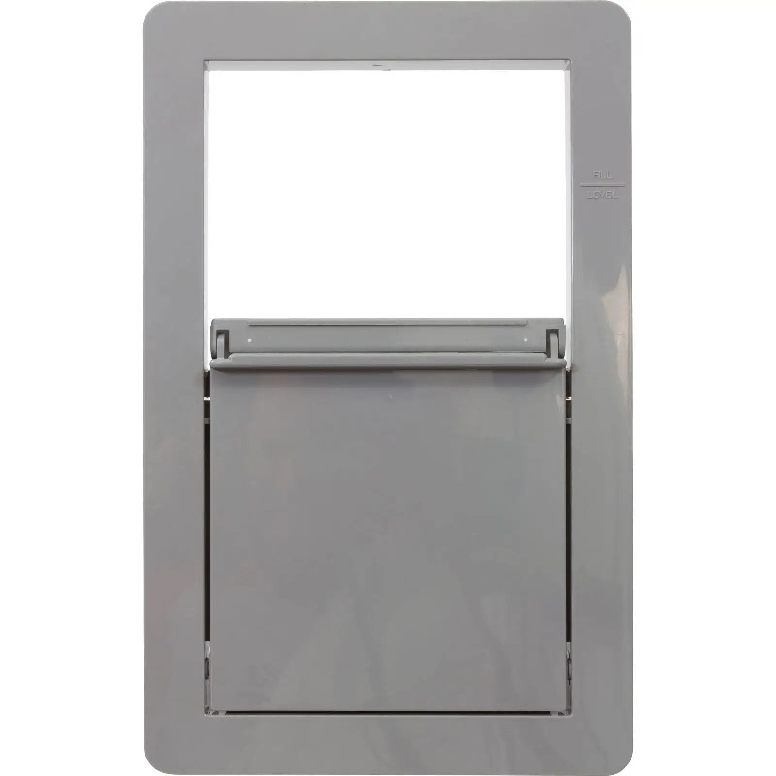 Jacuzzi Skimmer Weir Frame Assembly [Front Load] [Silver] (43295104R000) Spa Filters: Skim/Top Load Filter Accessories 51-360-1012_2-FRONT__XL