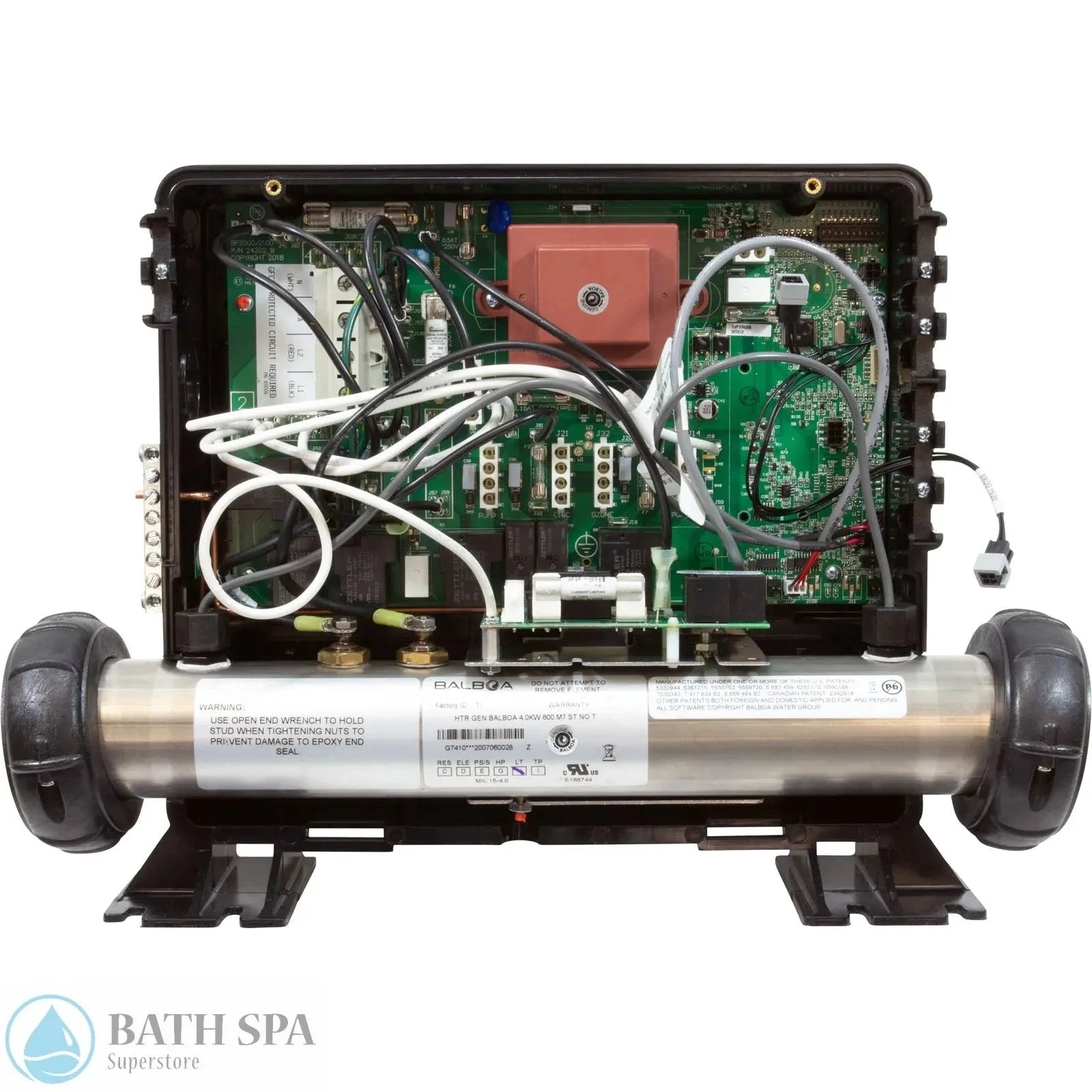 Balboa BP7 5.5kW Retrofit Kit [Artesian 55178] [120/240v] [51-G6505] Spa Parts: Spa Control Systems (Balboa) 51-G6505_inside_panel