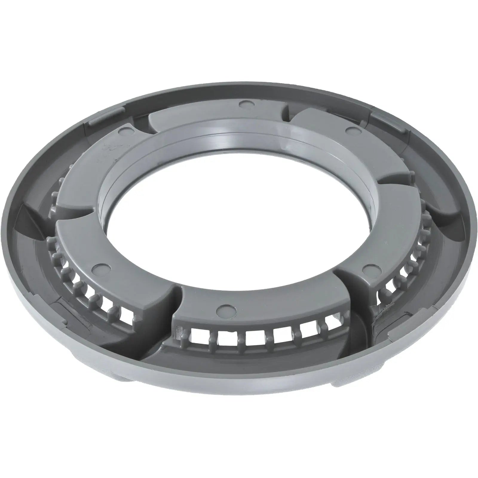 Waterway Dyna-Flo XL Skimmer Scalloped Trim Ring [Grey] (519-8267) Spa Parts: Spa Skimmer Parts 519-8267-REVERSE