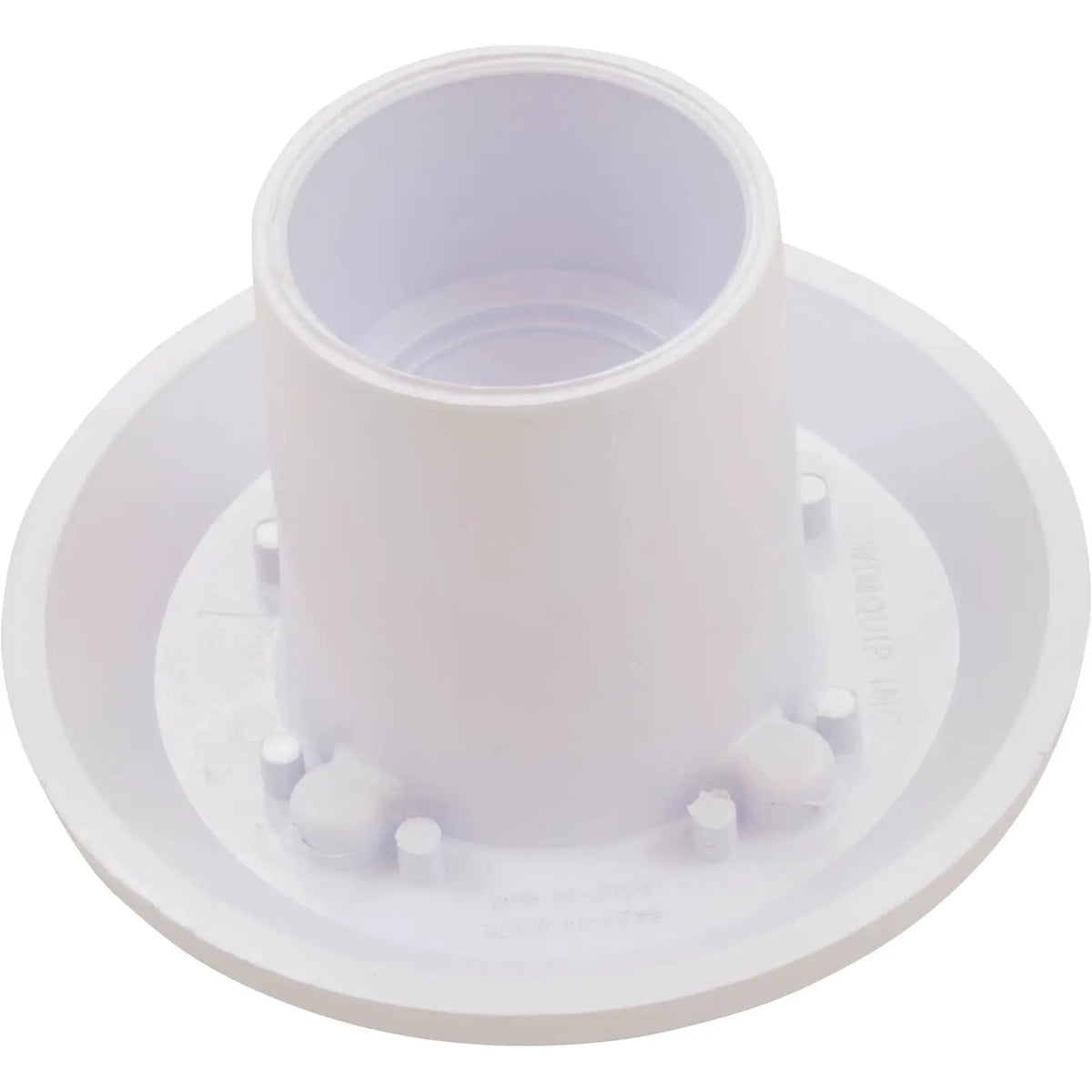 White Suction Wall Inlet Fitting For Gunite Pool Replacement 08429 by GG Industries