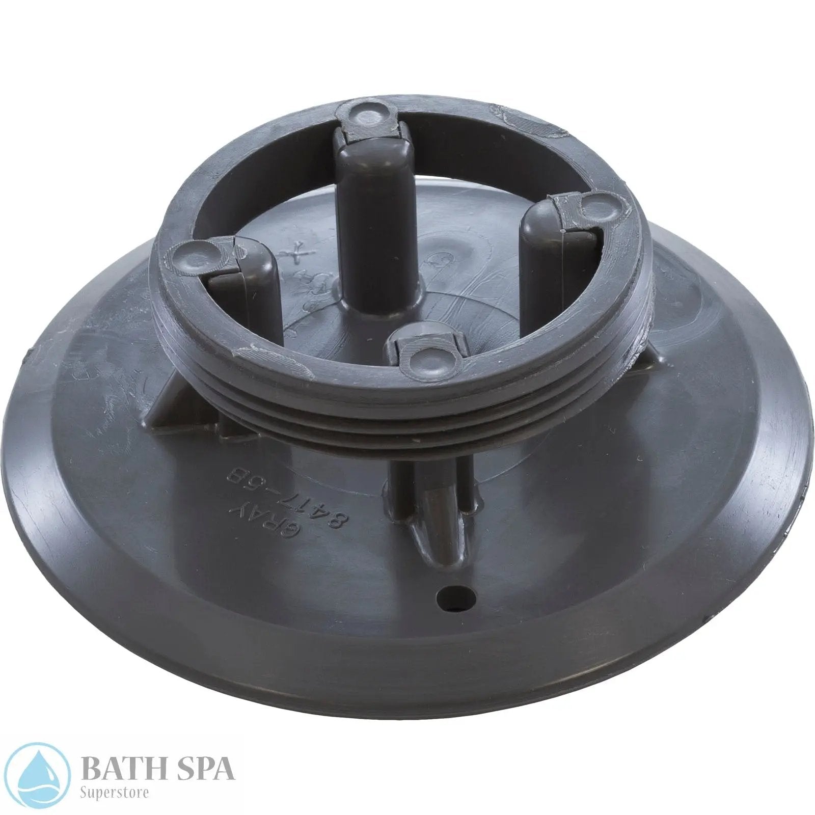 Pentair/Sta-Rite Inlet Floor Plate 8428 [Gray] (08417-0005B) PVC Plastic Fittings & Valves: Inlet/Outlet Fittings 55-102-1206_1-REVERSE__XL