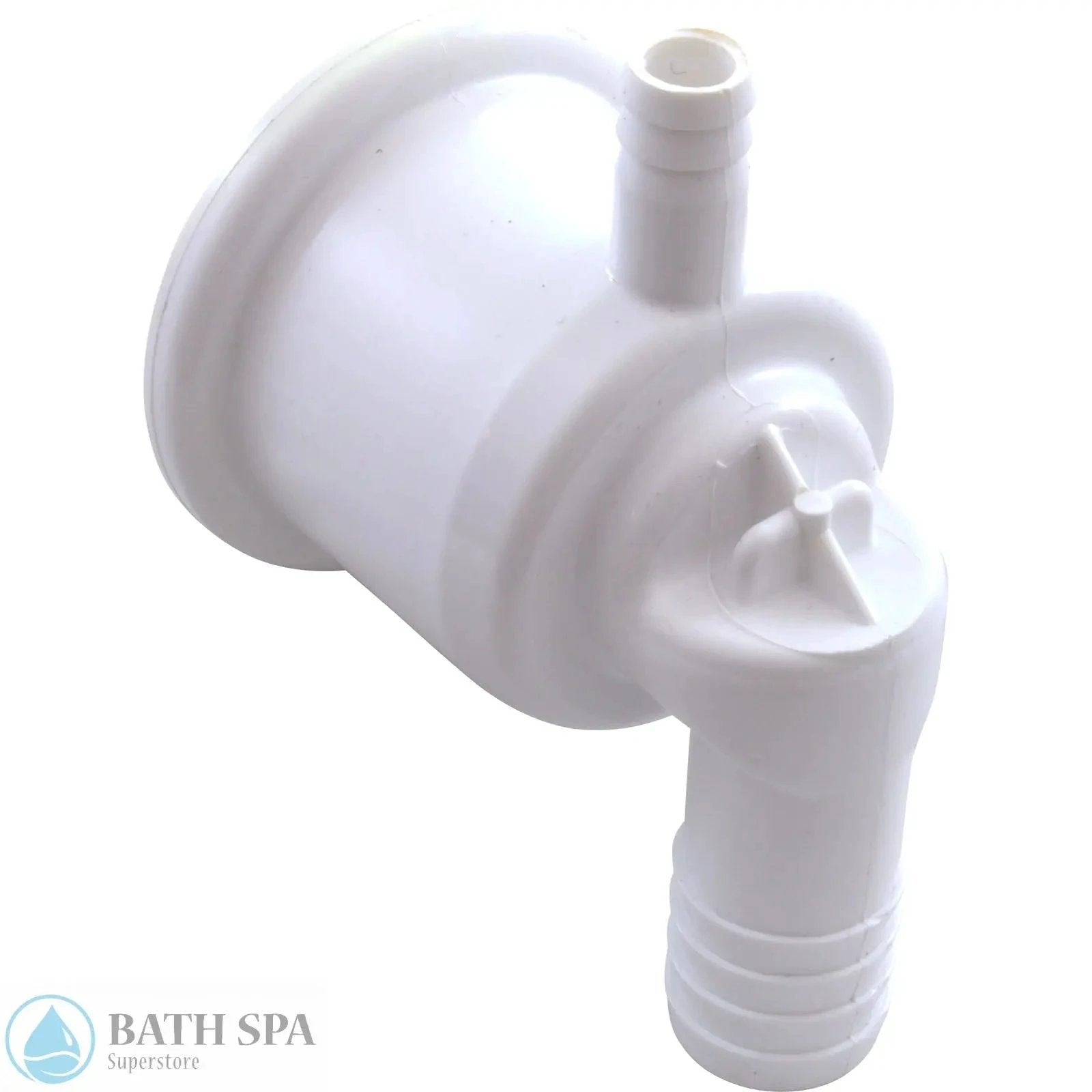 Balboa Luxury Micro Jet Body [3/8" Barb x 3/4" Barb] [White] (47471200) Spa Parts: Spa Jets 55-110-1263_1-REVERSE__XL