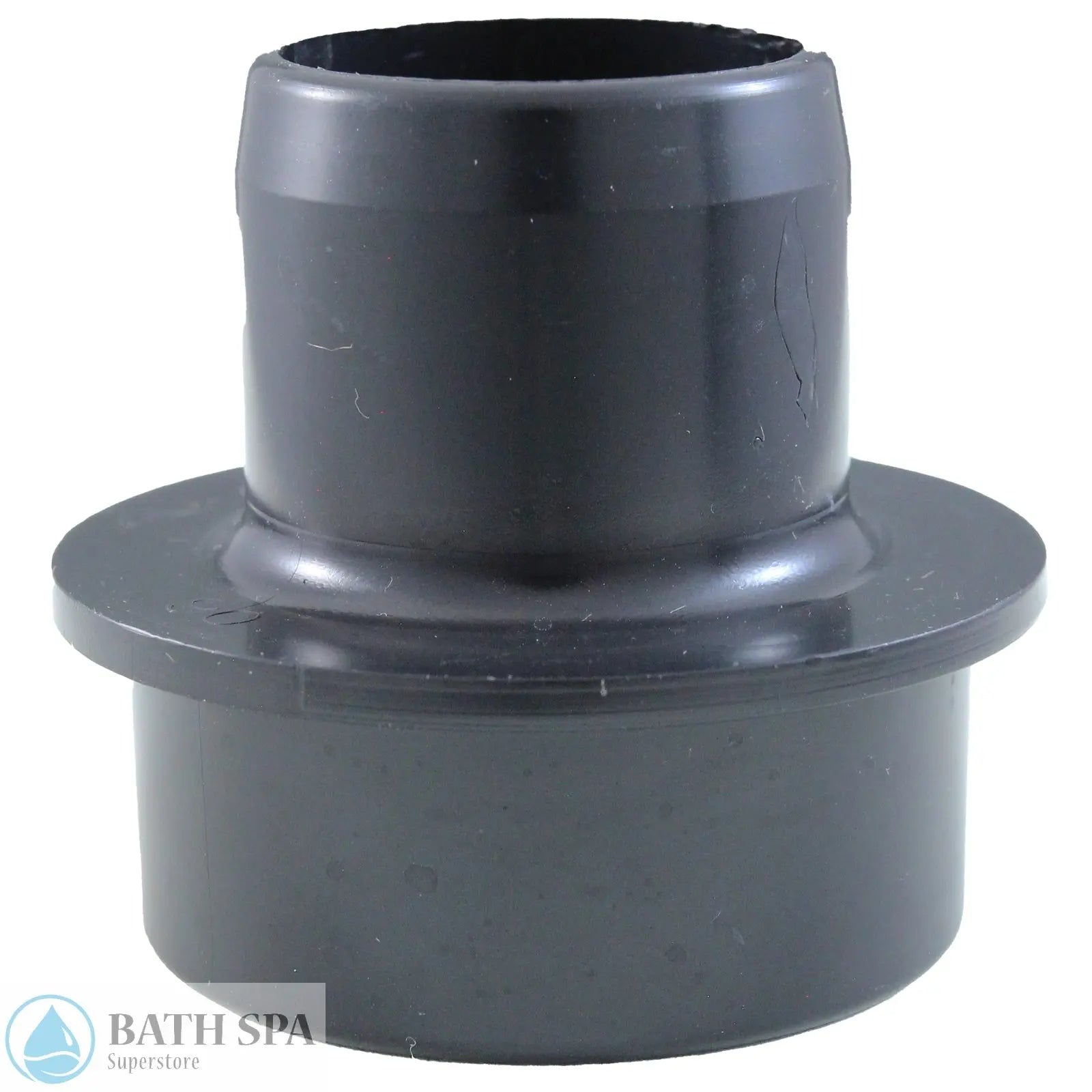 Air Blower, CG Air Blower Adaptor 1.5” to 1.25" (AD-1_1/2"M_X_1_1/4"M) Bath Parts: Bath Air Blowers 55-122-1000_SIDE