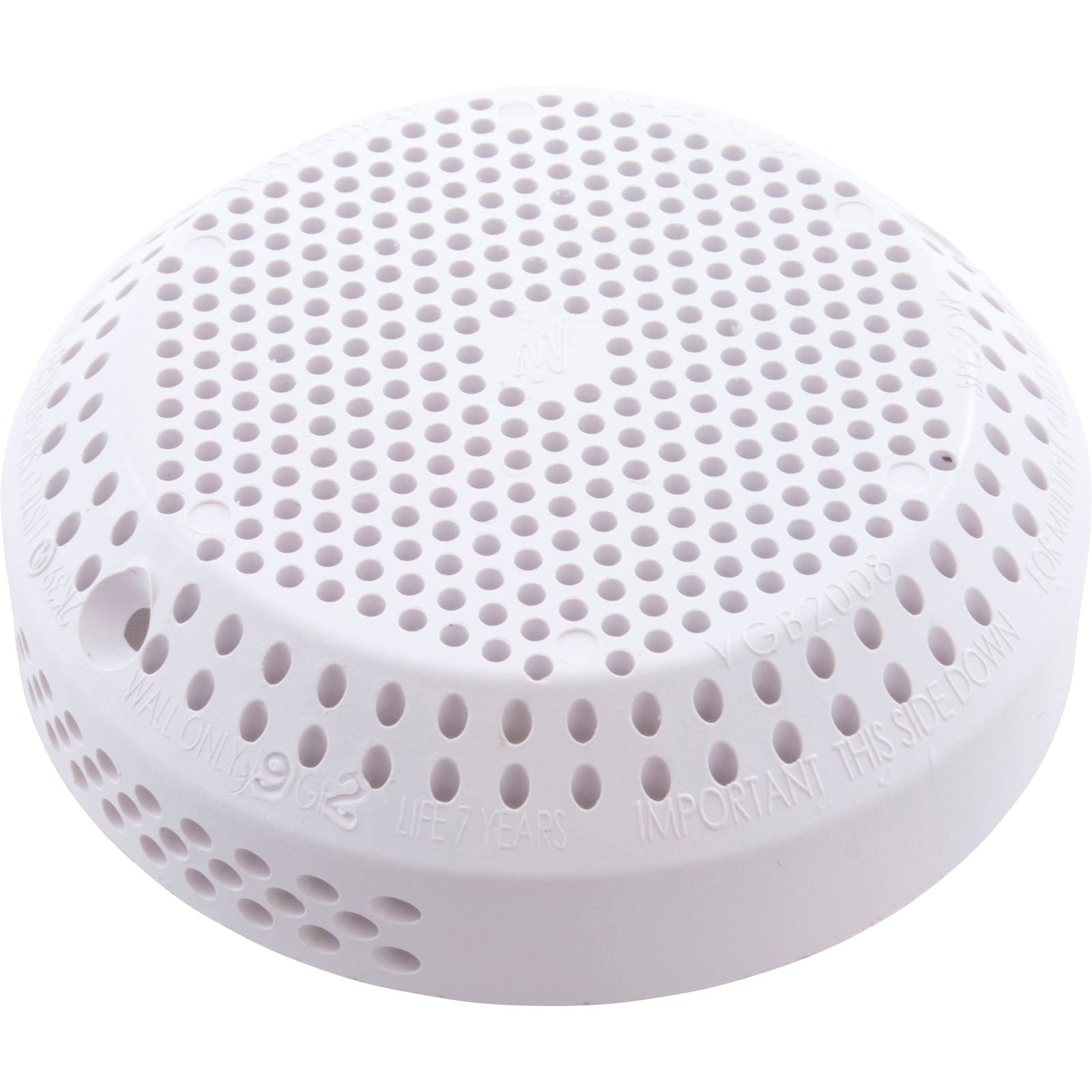 Waterway Suction Cover, 3-1/2" Hi-Flo, White (642-3250 V)