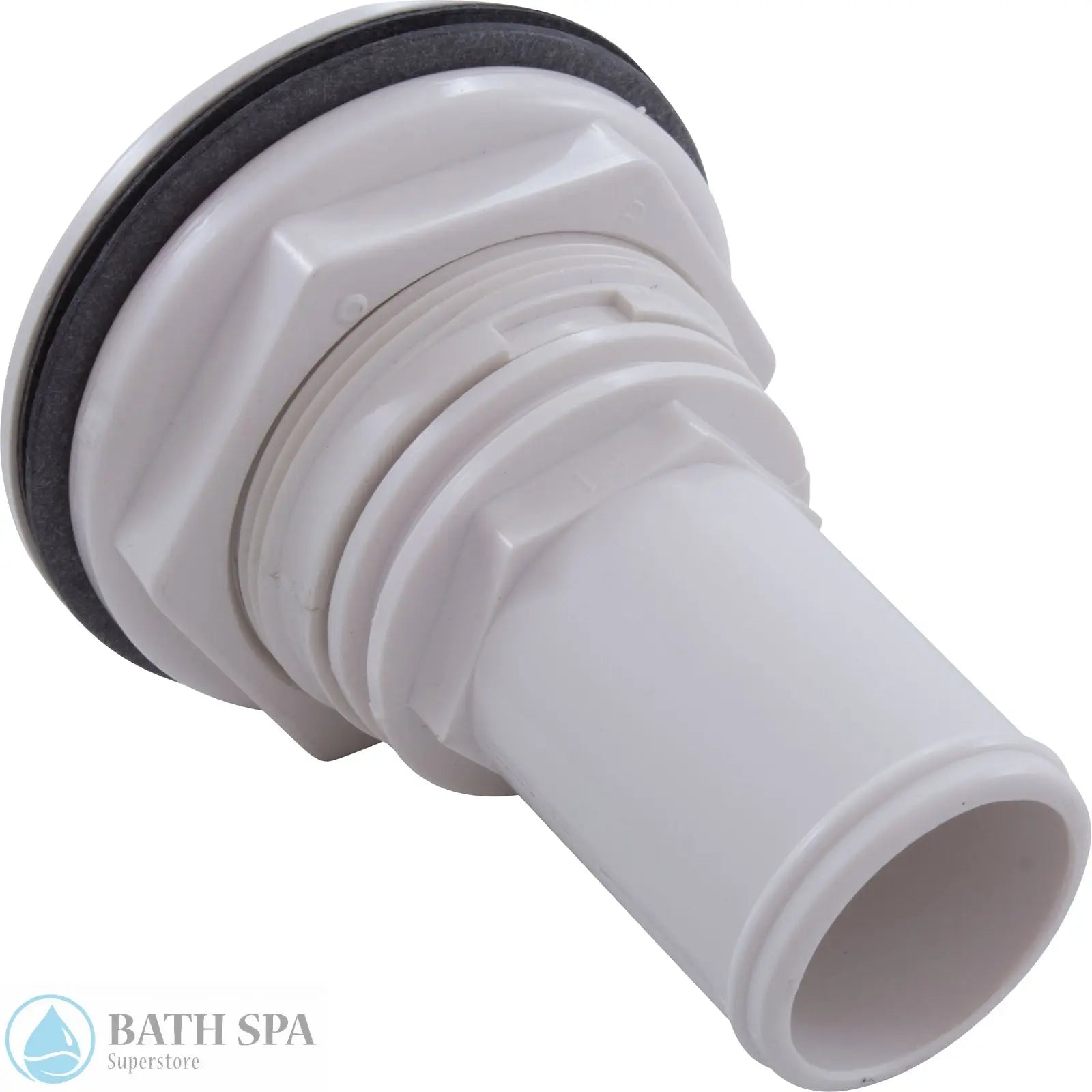Waterway Deluxe Return Fitting With Eyeball [1-1/2" Barb, 3-1/2" FD, 1" Orifice] [White] (550-9340) PVC Plastic Fittings & Valves: Inlet/Outlet Fittings 55-270-3160_1-REVERSE__XL