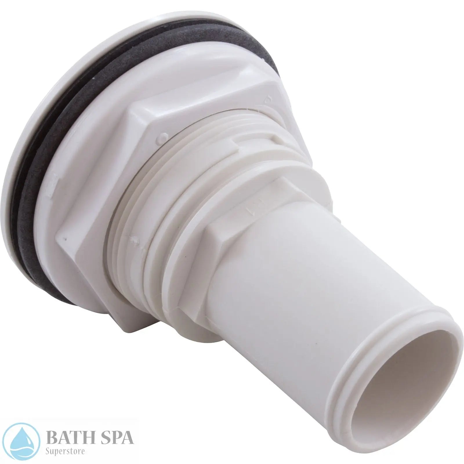 Waterway Deluxe Return Fitting With Eyeball [1-1/2" Barb, 3-1/2" FD, 3/4" Orifice] [White] (550-9330) PVC Plastic Fittings & Valves: Inlet/Outlet Fittings 55-270-3170_1-REVERSE__XL