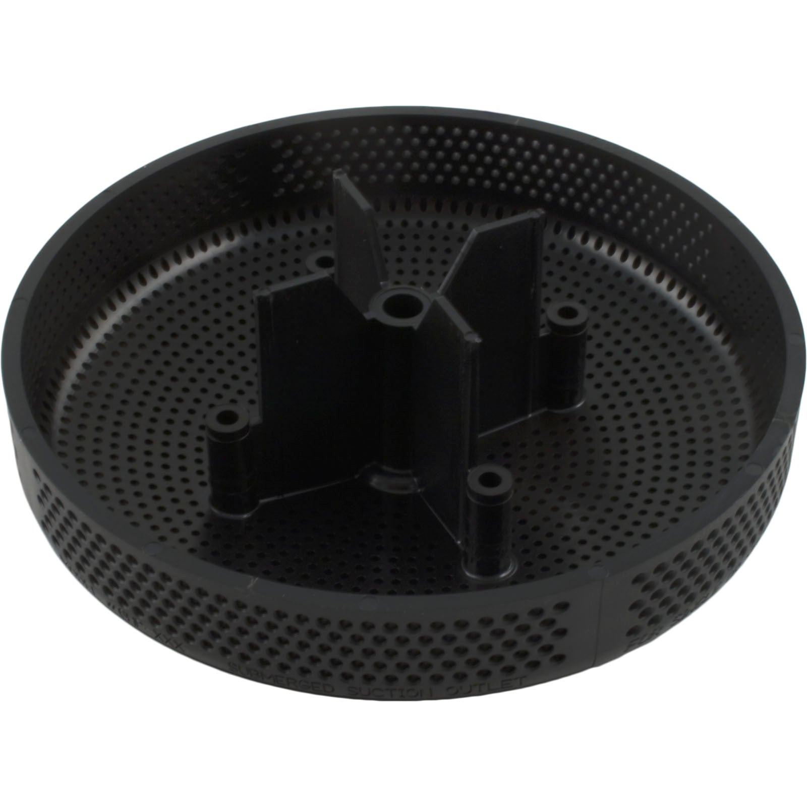 AquaStar 6" Suction Cover [Hydro Air Replacement] [244 GPM] [W/Screws] [Black] (6HPHA102)