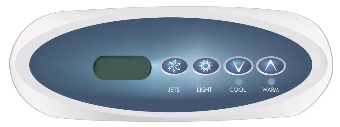 Balboa VL240 Spa Topside Panel [White] [J/L/ - / +] (55080) Spa Parts: Spa Topside Panels (Balboa Topside Panels) 55080