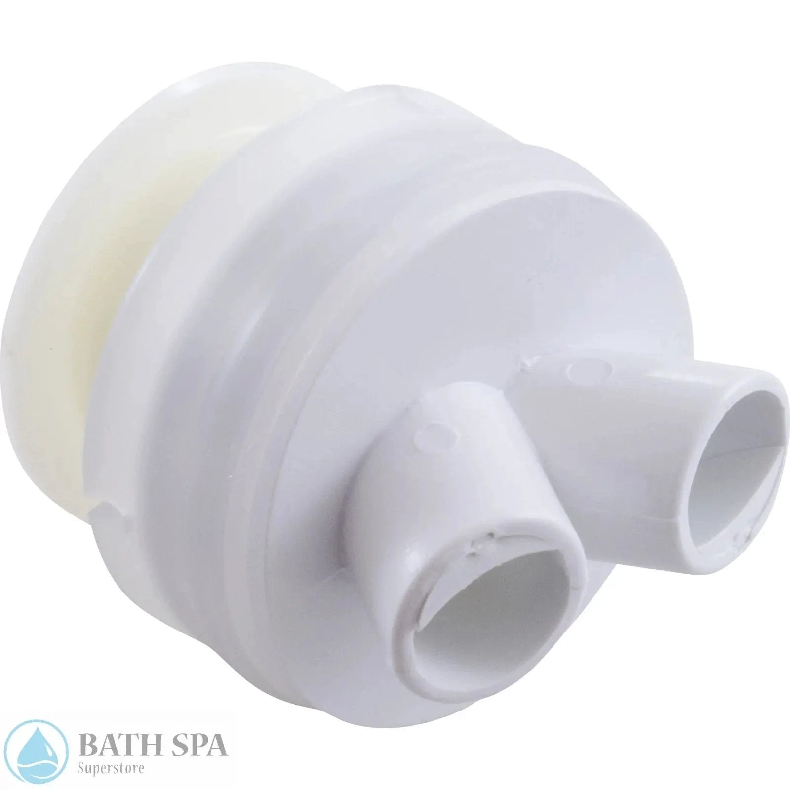 Balboa Super Magna II Flow Path Dual Port Spinner [White] (16-4811WHT) Spa Parts: Spa Jets (Balboa Magna Jets) 56-4820