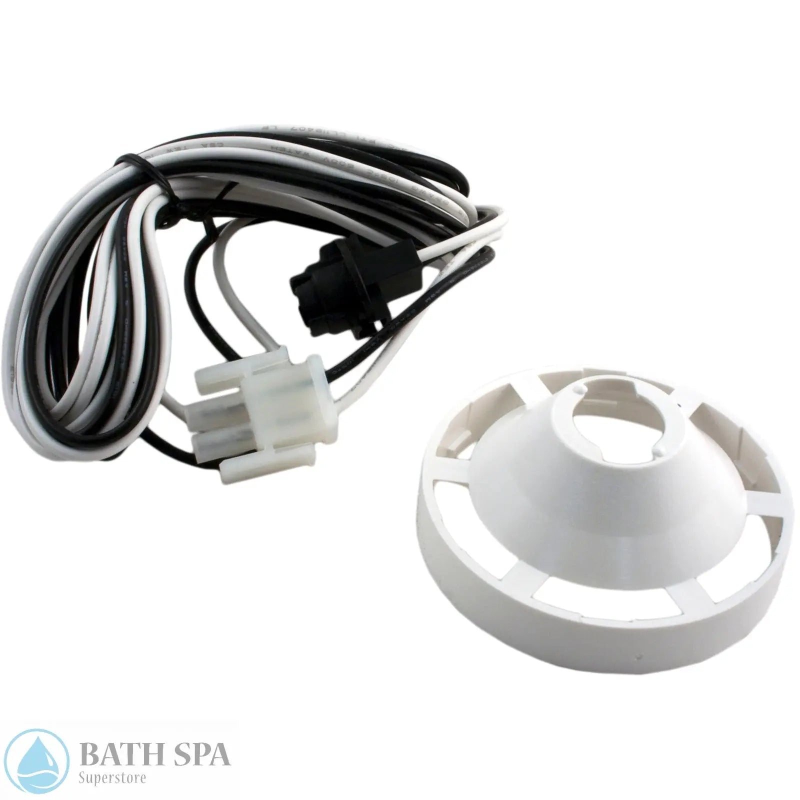 Waterway Light Wire Harness w/ reflector (813-4360 kit) Lighting: Pool & Spa Lighting 57-138-1000_XL