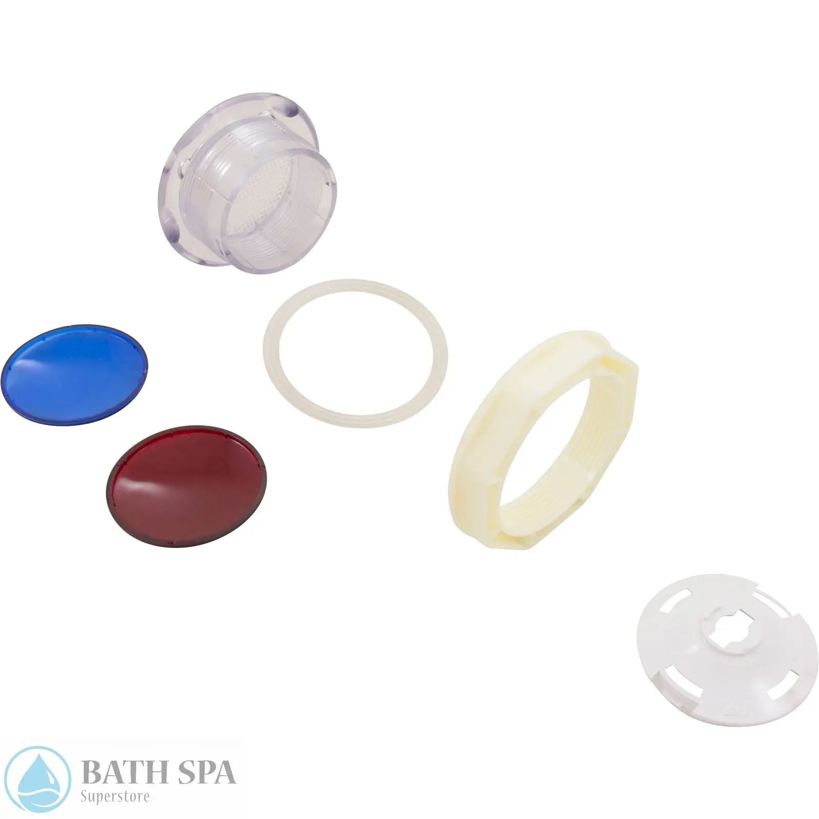 Waterway Light Wall Fitting Assembly W/Lens & Reflector [3-3/4" Hole Size] (630-K005) Lighting: Pool & Spa Lighting 57-270-1200_1-REVERSE__XL