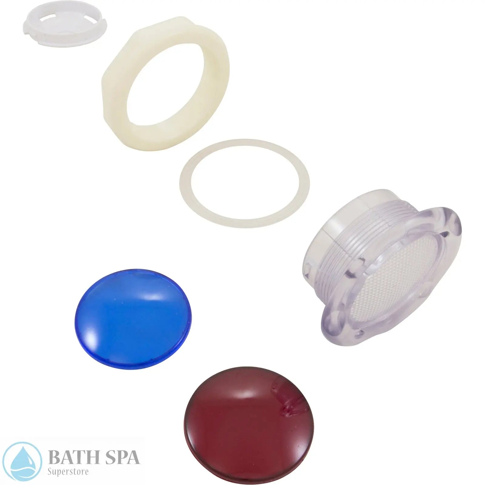 Waterway Light Wall Fitting Assembly W/Lens & Reflector [3-3/4" Hole Size] (630-K005) Lighting: Pool & Spa Lighting 57-270-1200_XL