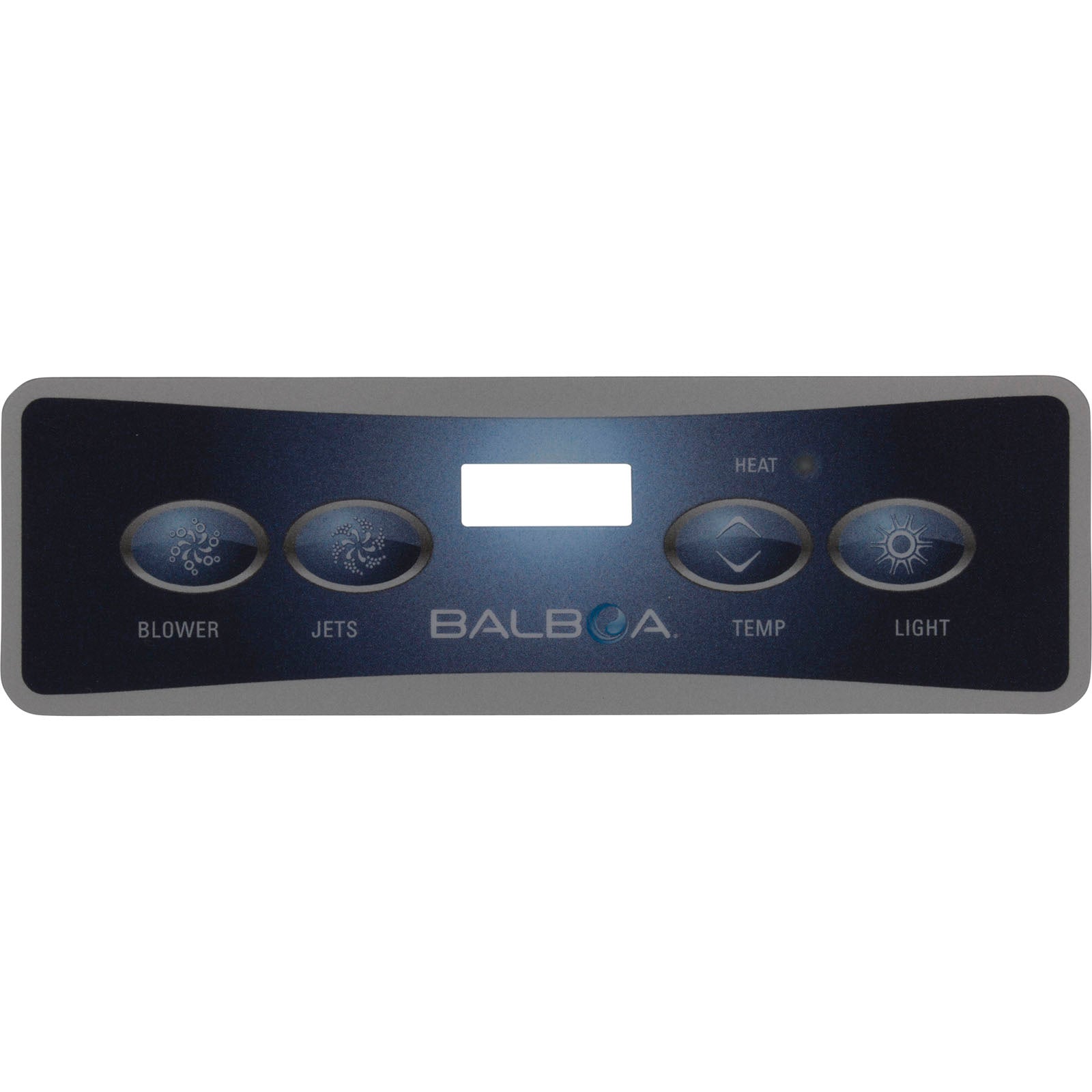 Balboa 4-Button E4 Digital Duplex LCD Topside Panel Overlay (10669)