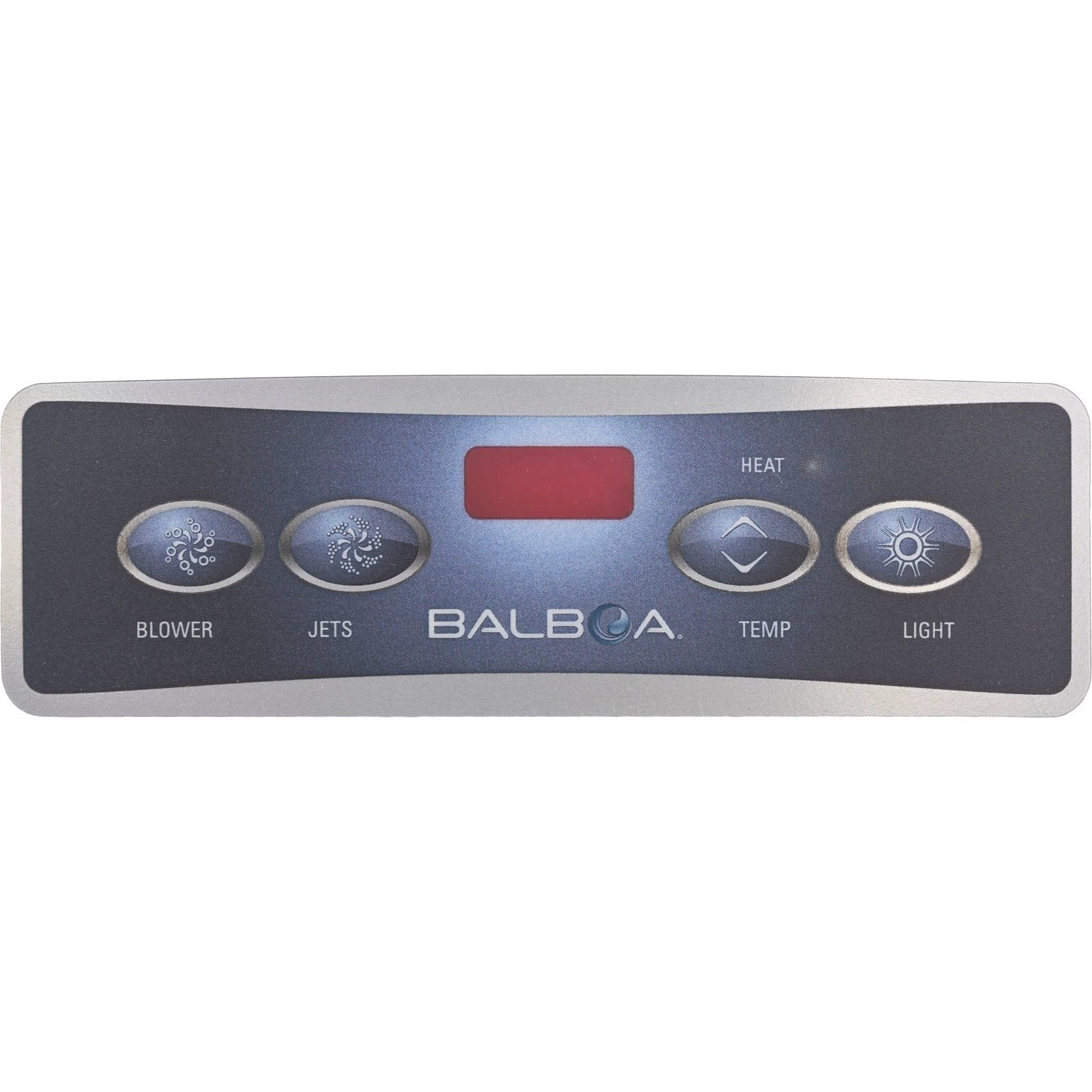 Balboa VL403/Lite Duplex Digital LED Spa Topside Panel [1 Jet Button, Blower, Lite] (51676) Spa Parts: Spa Topside Panels (Balboa Topside Panels) 58-138-1279_XL