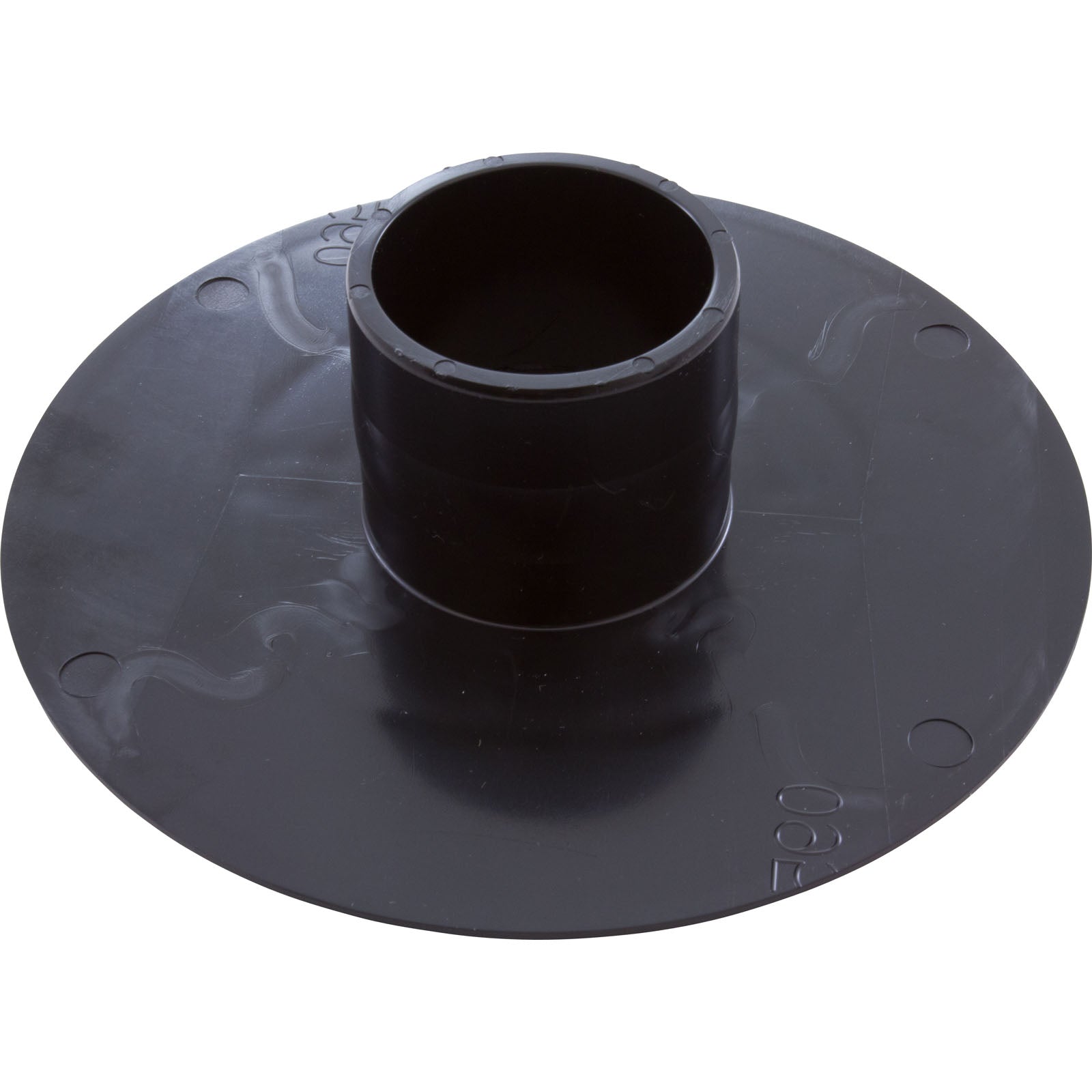 AquaStar Wall Fitting [6" Diameter] [2-3/8" HS, 2" Slip Insider] [Black] (620SI102) Pool Parts: Pool Main Drain 620SI102-REVERSE