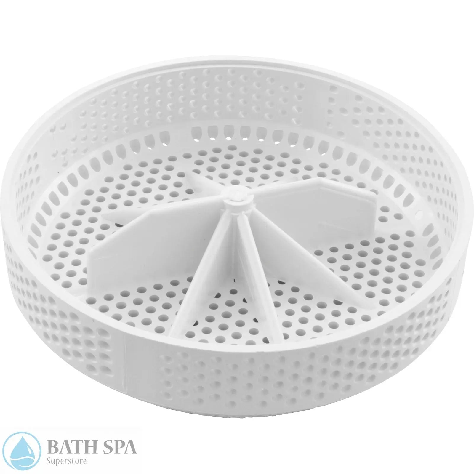 Waterway 5" Super Hi-Flo Suction Cover [White] (642-3630 V) Spa Parts: Spa Suctions (VGB Approved) 642-3630