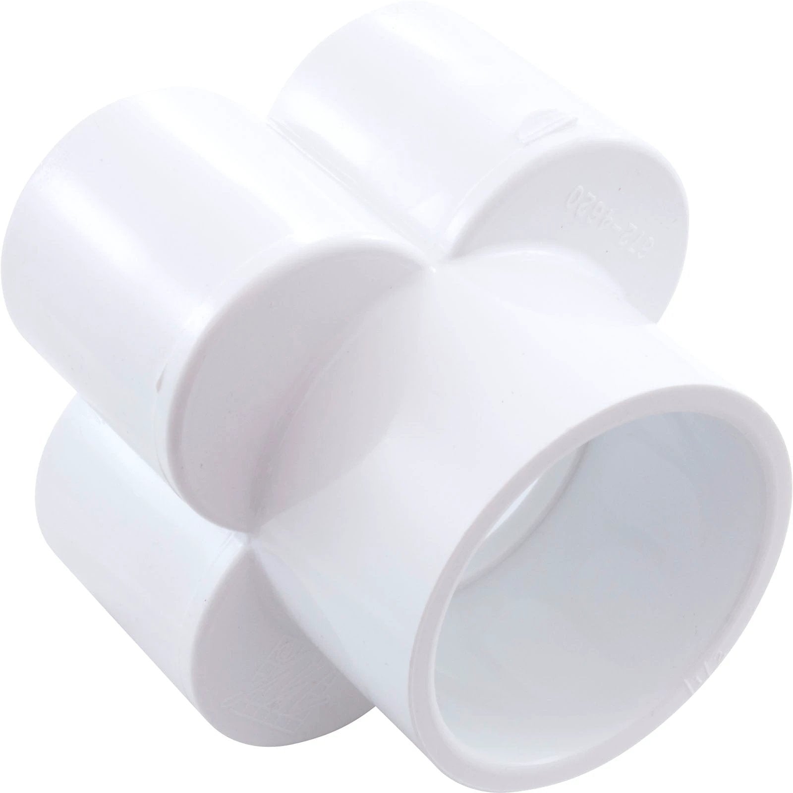 Waterway 4-Port Manifold [1-1/2" Slip x (4) 1" Socket] (672-4620) PVC Plastic Fittings & Valves: Manifolds 672-462_backside