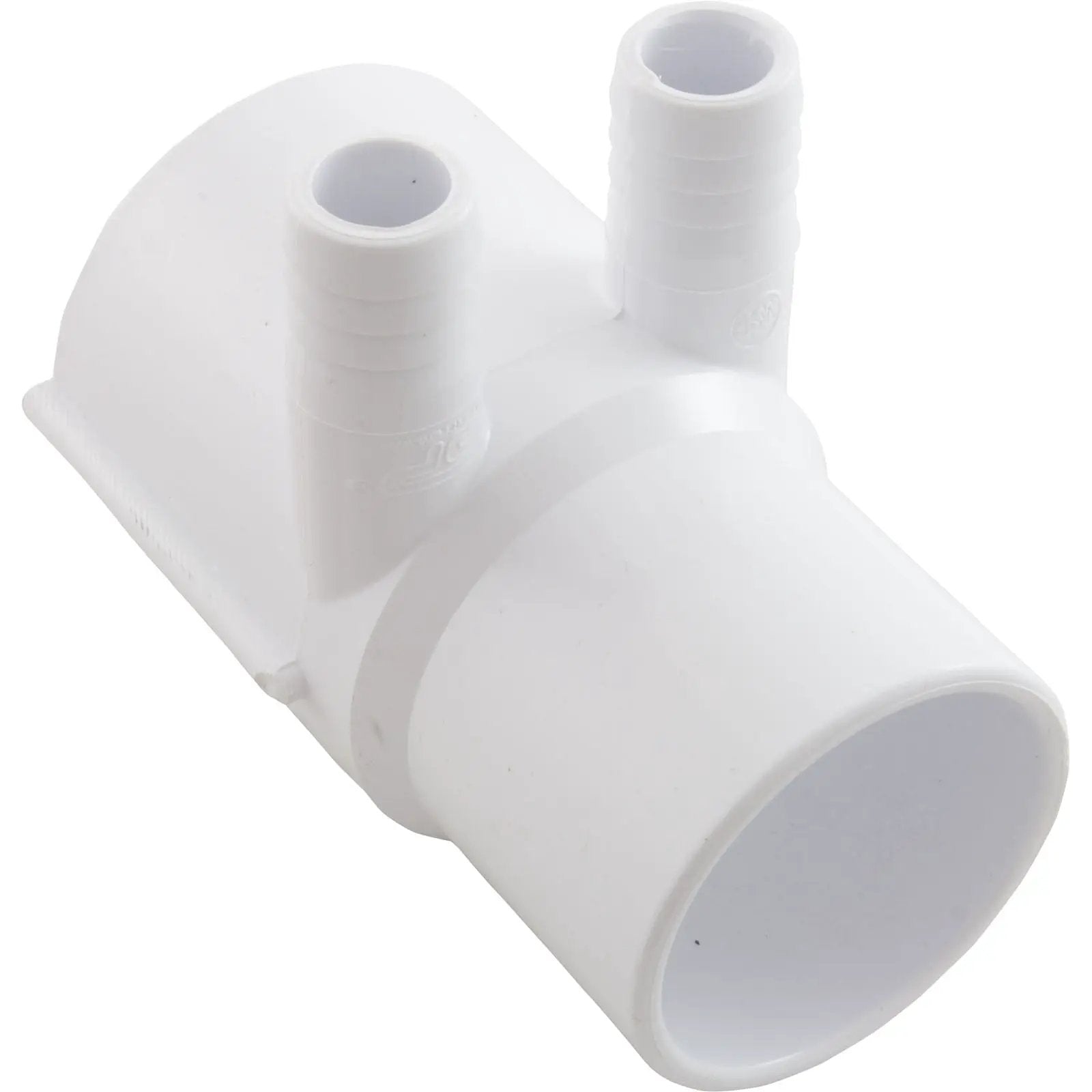 Waterway 2-Port Manifold [2" Slip x 2" Spigot x (2) 3/4" Ribbed Barb] (672-7130) PVC Plastic Fittings & Valves: Manifolds 672-7130