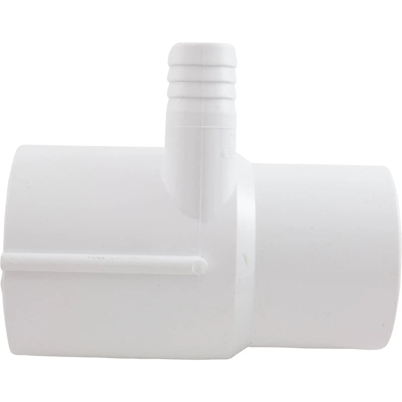 Waterway 2-Port Manifold [2" Slip x 2" Spigot x (2) 3/4" Ribbed Barb] (672-7130) PVC Plastic Fittings & Valves: Manifolds 672-7130_SIDE
