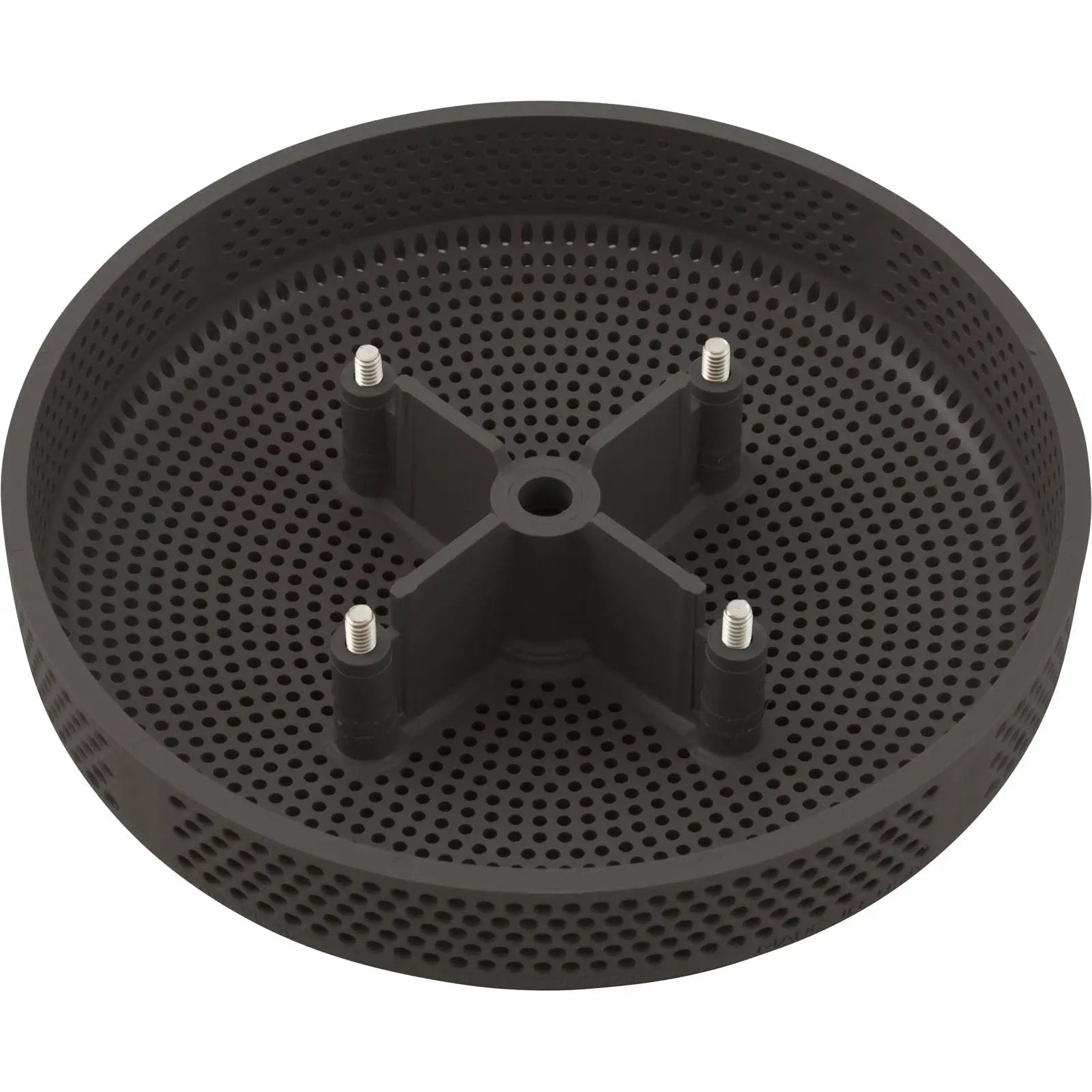 AquaStar 6 Inch Suction Cover 244 GPM With Screws Dark Grey Model 6HP105 For Swimming Pools by AquaStar Pool Products